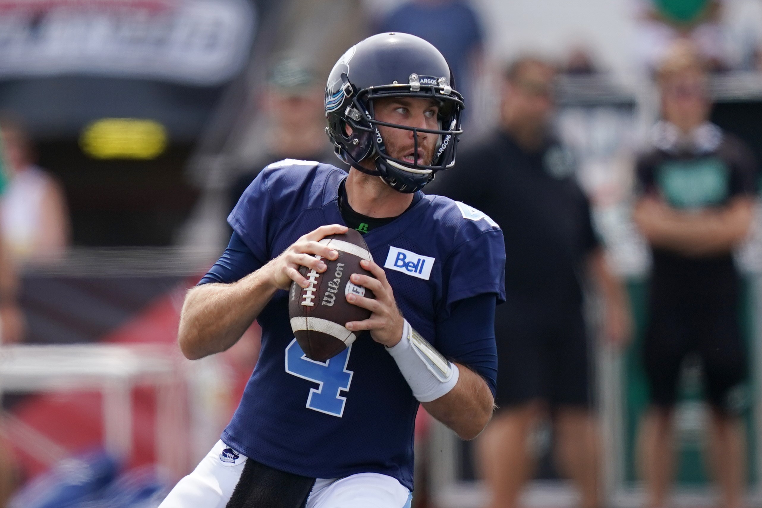 Argos down Alouettes 34-27 to advance to Grey Cup game