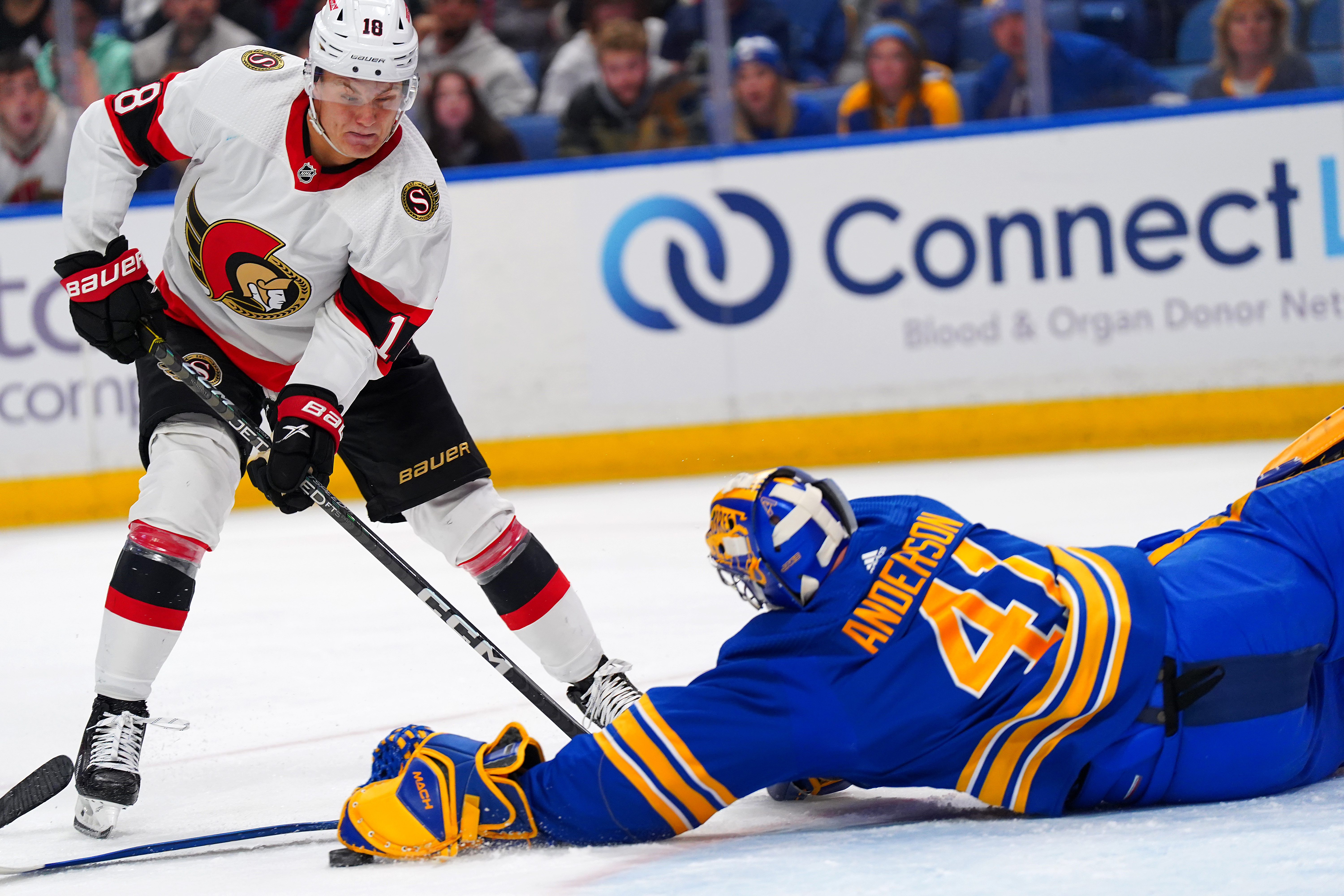 Anderson closes career with Sabres' 4-3 OT win over Senators