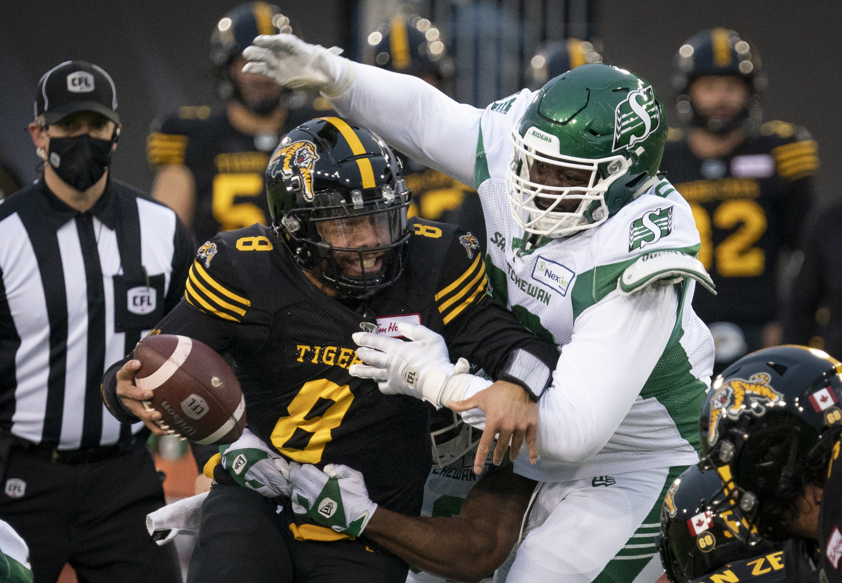 Massive win over Saskatchewan keeps Hamilton Tiger-Cats playoff