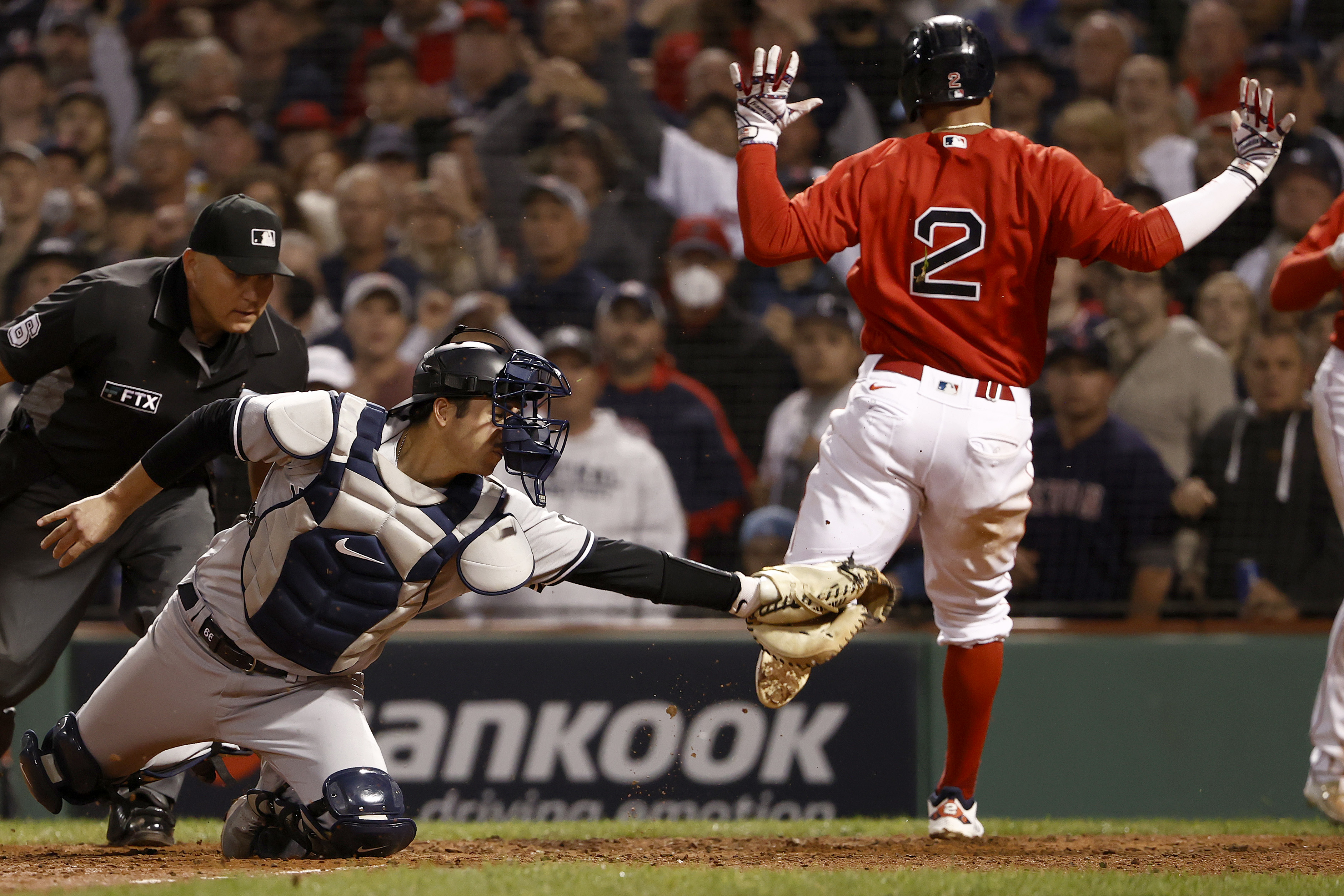 Bogaerts, Red Sox dent Cole, beat Yanks 6-2 in AL wild card