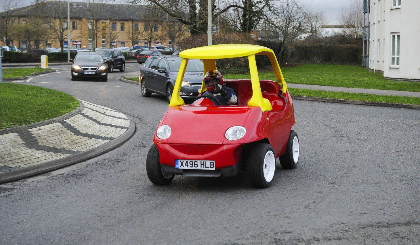 Adult sized gas powered Little Tikes Cozy Coupe for sale The