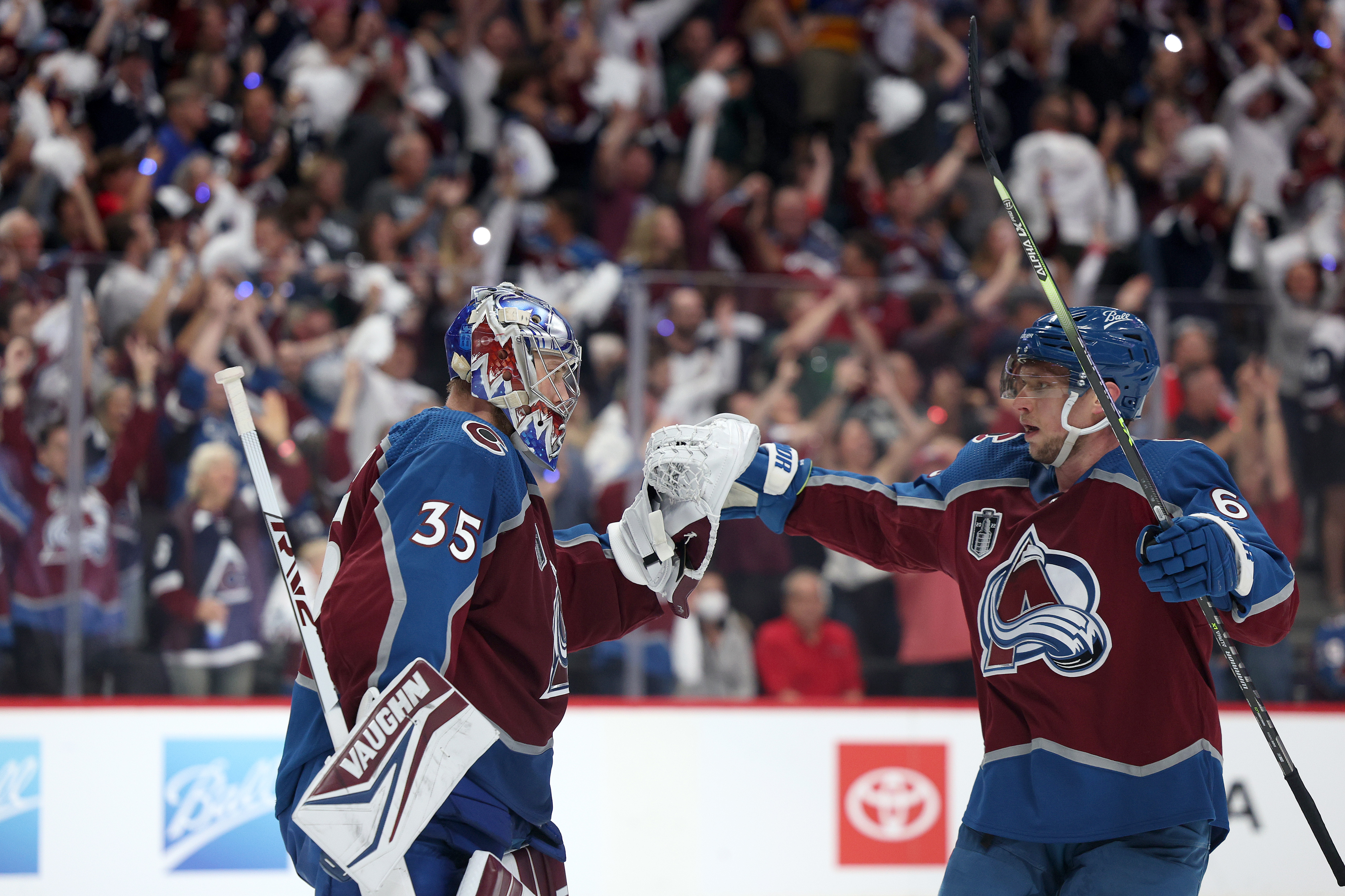 PHOTOS: Colorado Avalanche dominates Tampa Bay Lightning 7-0, NHL Stanley  Cup Finals Game 2 – The Denver Post
