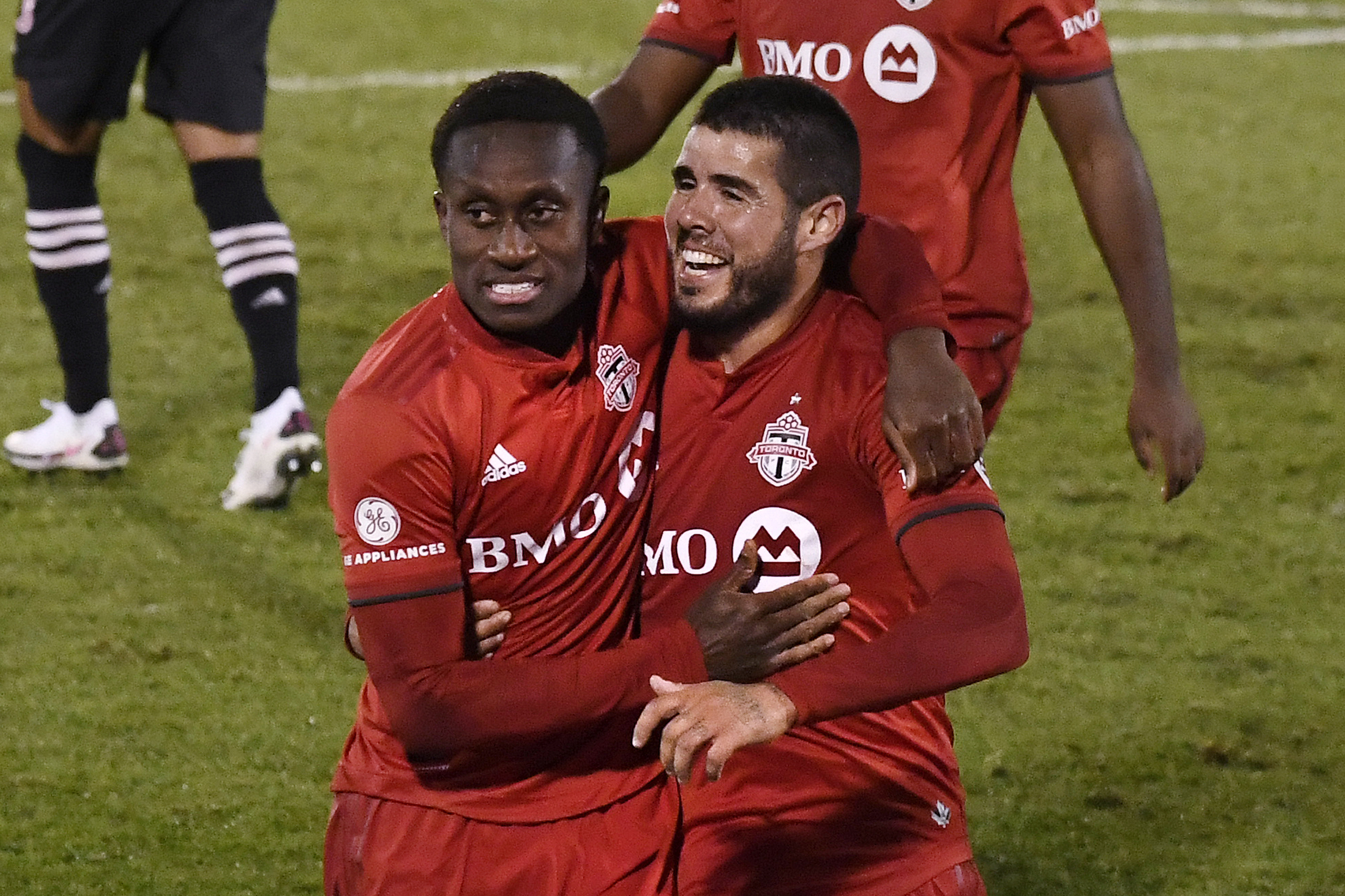 Alex Bono, goalkeeper of the Toronto FC during the 2020 Major League Soccer  season (MLS) match between Toronto FC and New York City FC at BMO Field in  Toronto.Final score; Toronto FC