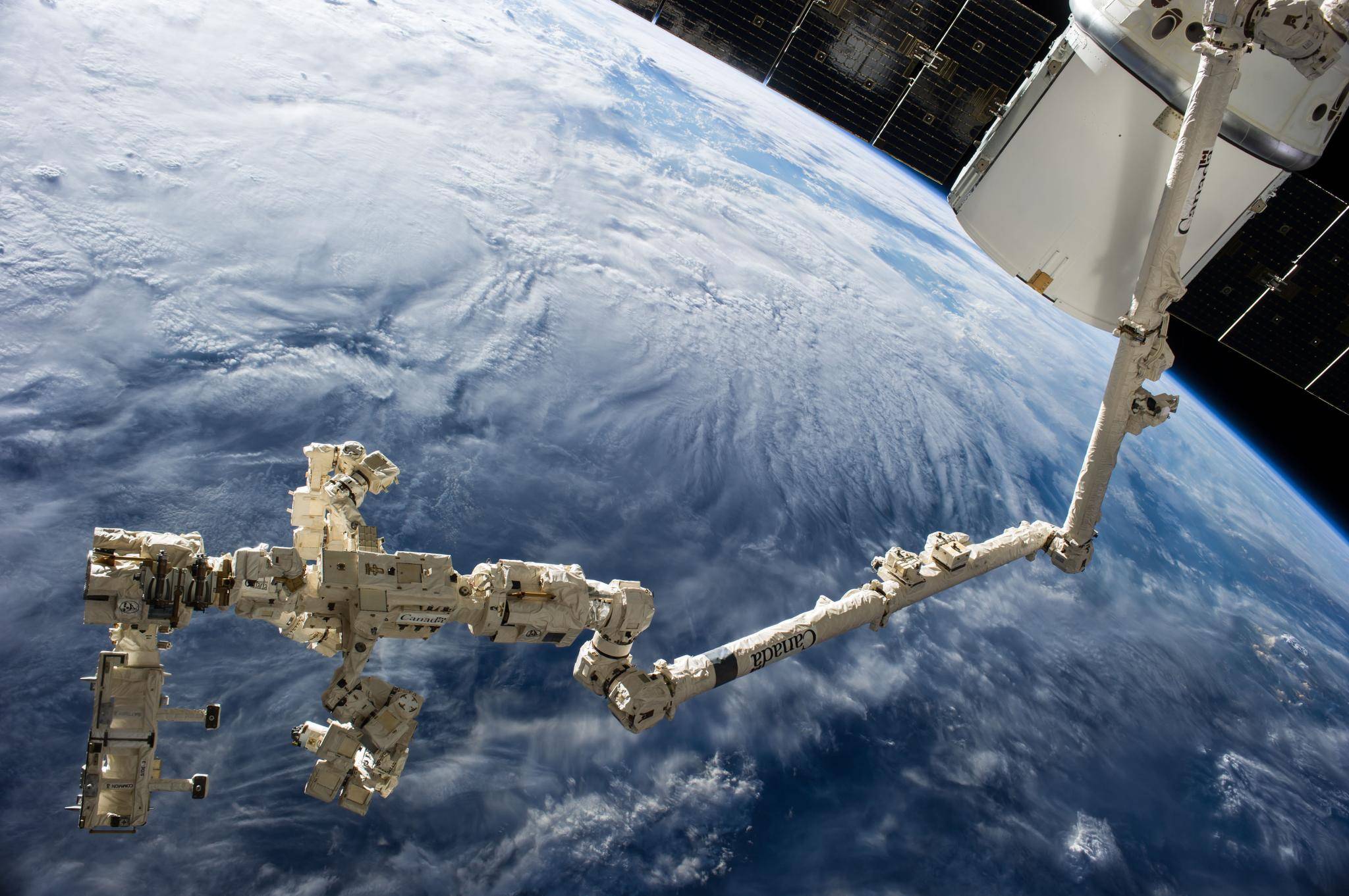 Canadarm 1 and store 2