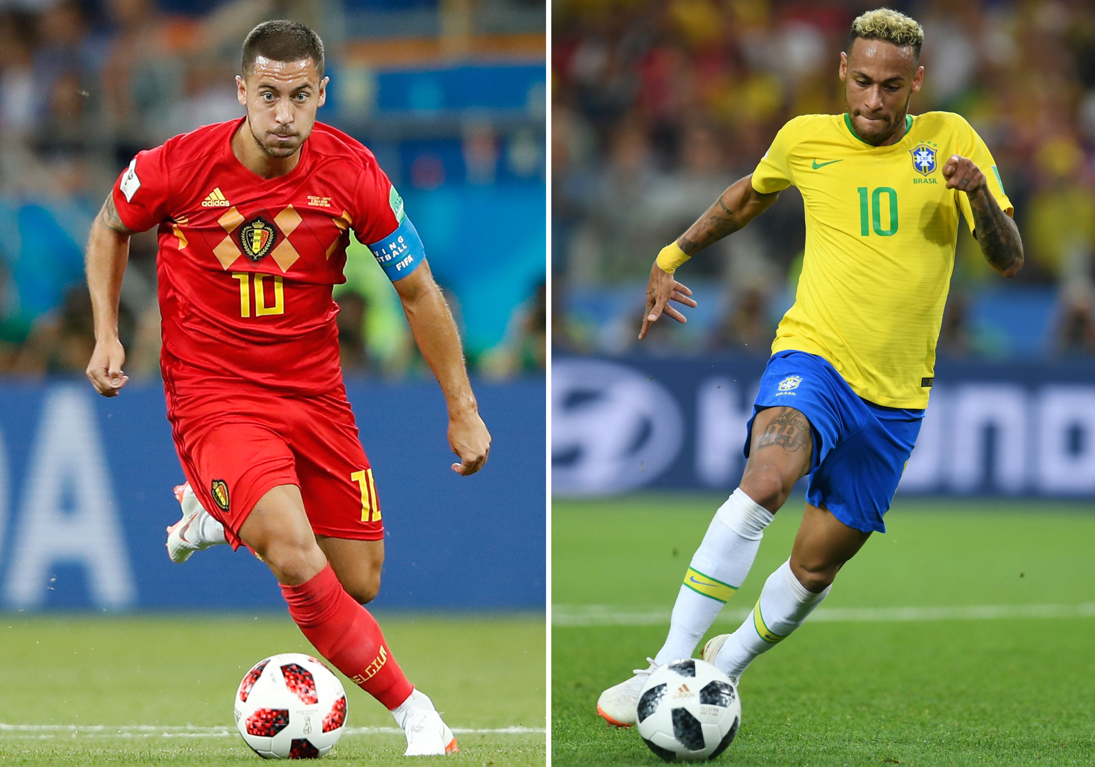 Belgium's high scorers to take on Brazil's miserly defence at