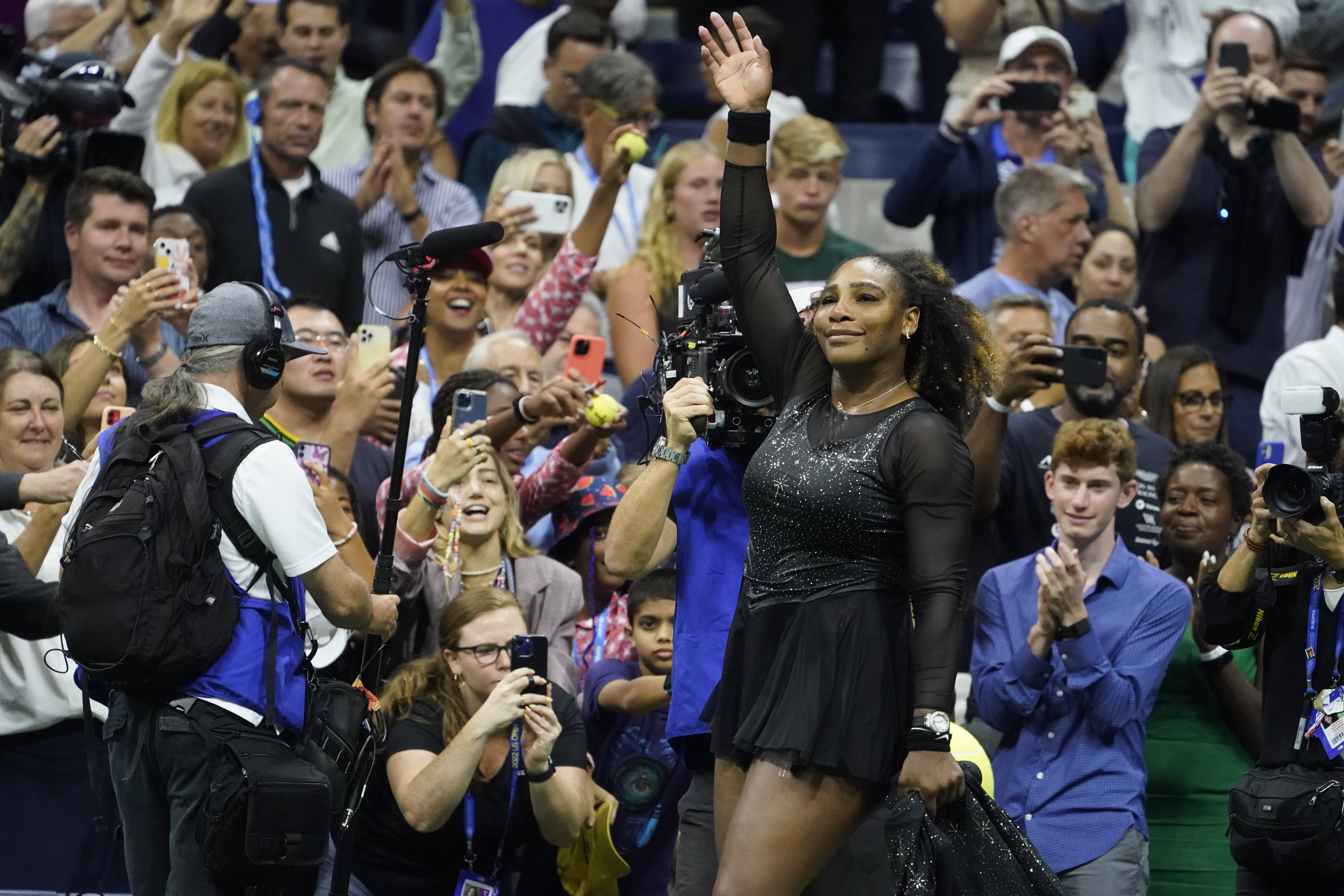 CIARA and Russell Wilson at Serena Williams's Match at US Open 09