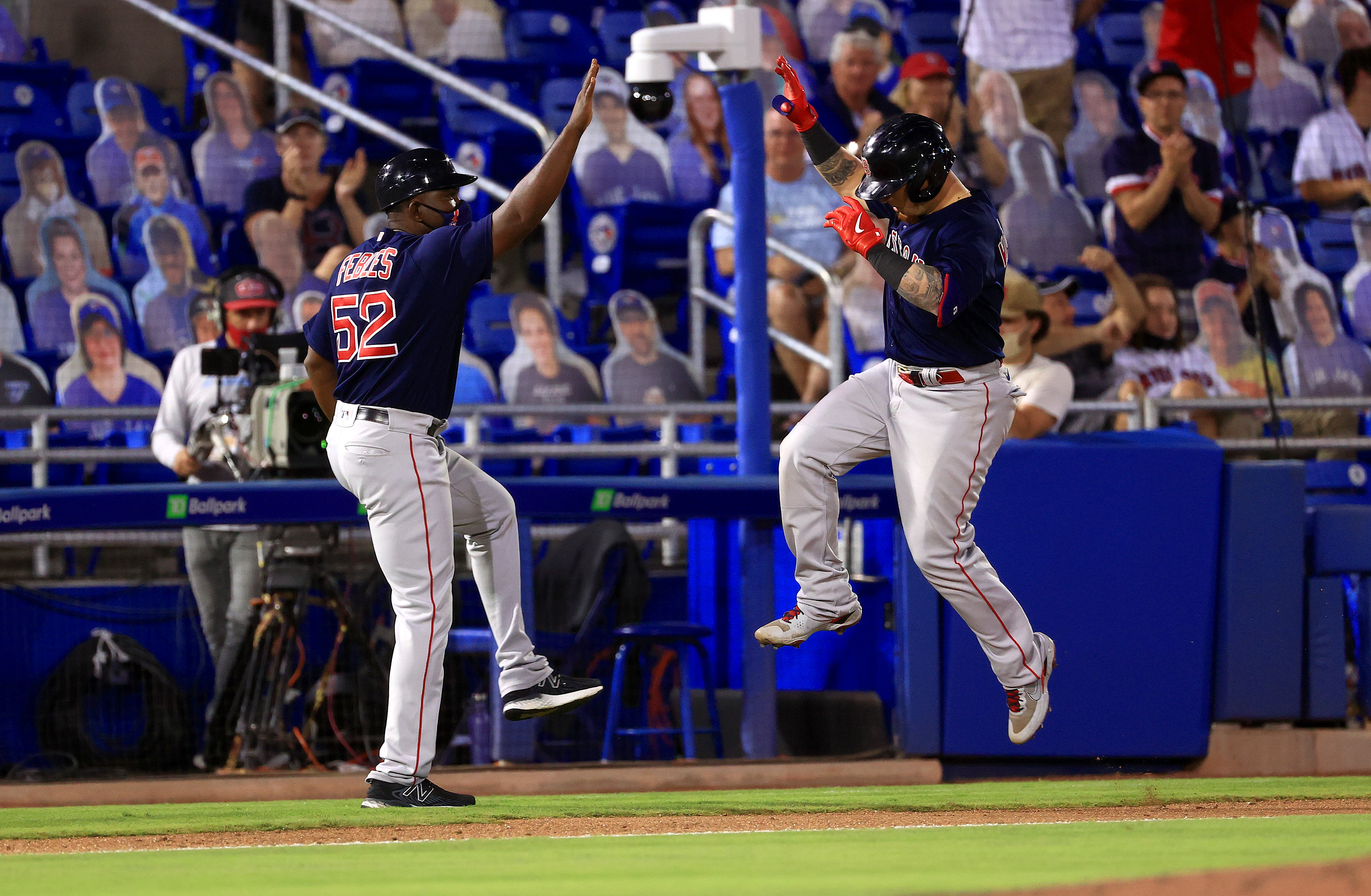 Verdugo, Martinez power 5-run 1st, Red Sox top Blue Jays 7-3