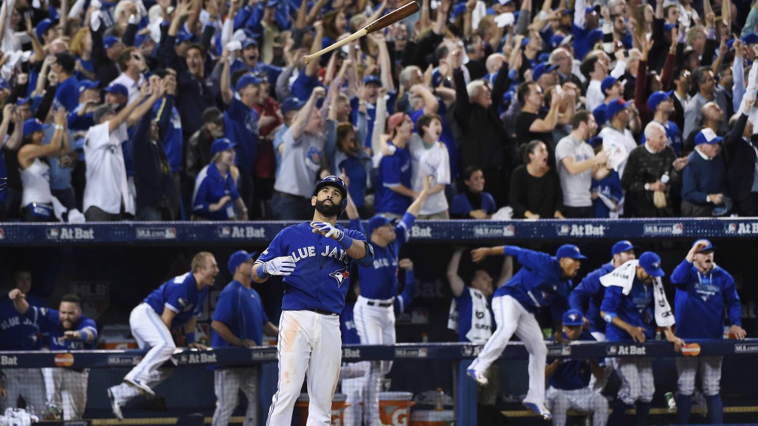 José Bautista's Bat Flip Heard Around The World! 