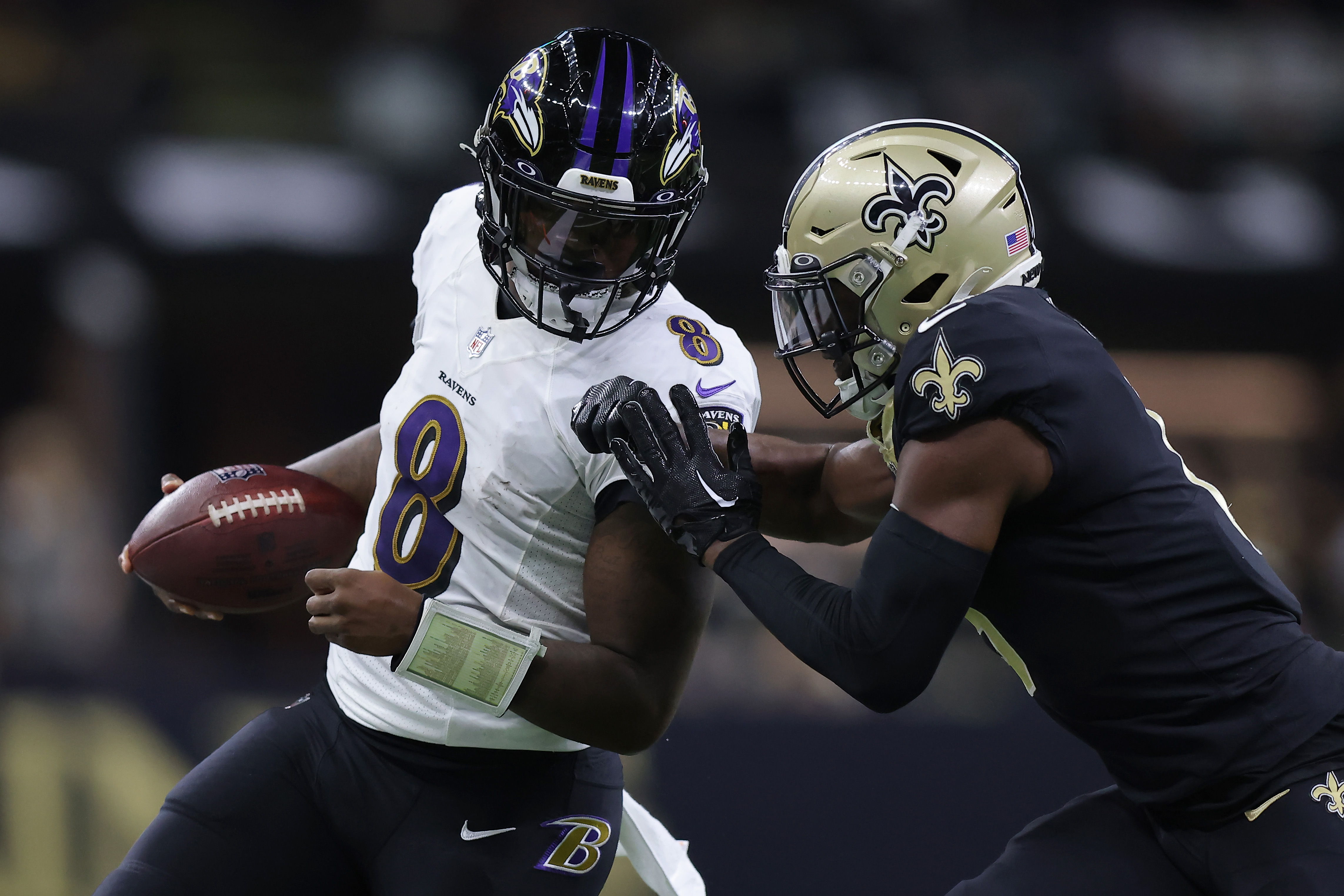 Drake, Houston lead Ravens past Saints for 3rd straight win - WTOP