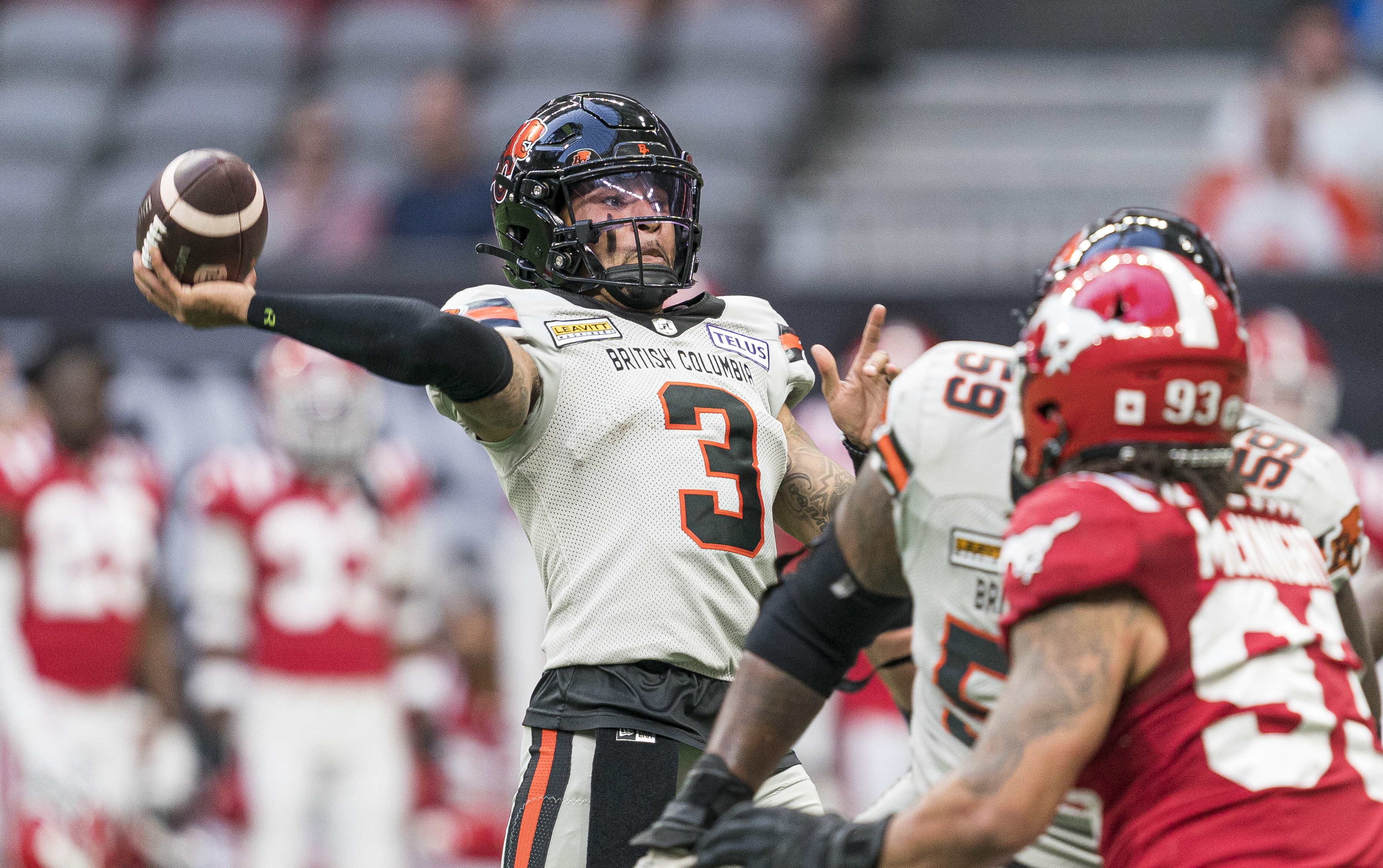 Vernon Adams Jr. shines as B.C. Lions hand Ottawa Redblacks third