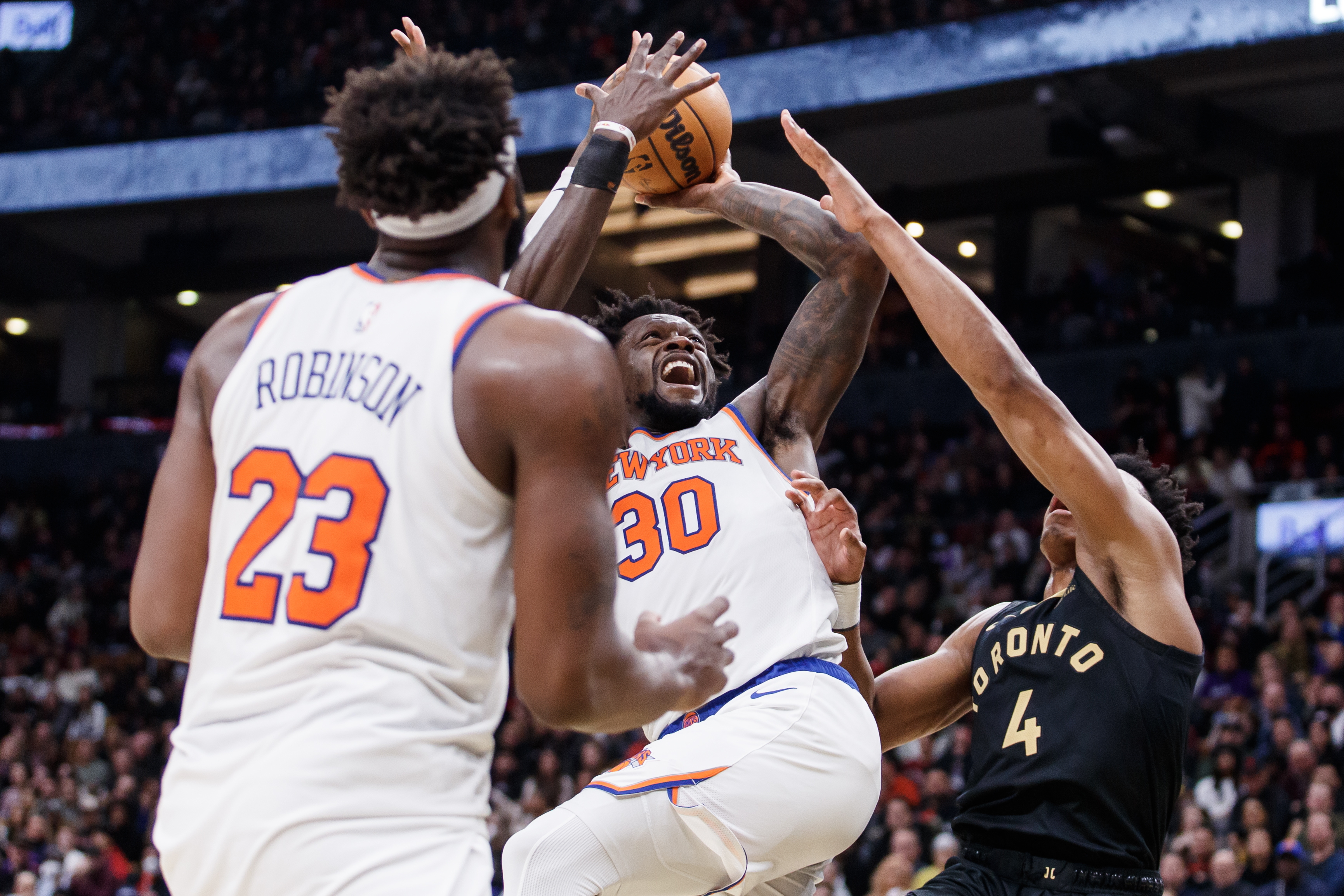 RJ Barrett could miss a week for Knicks with lacerated finger