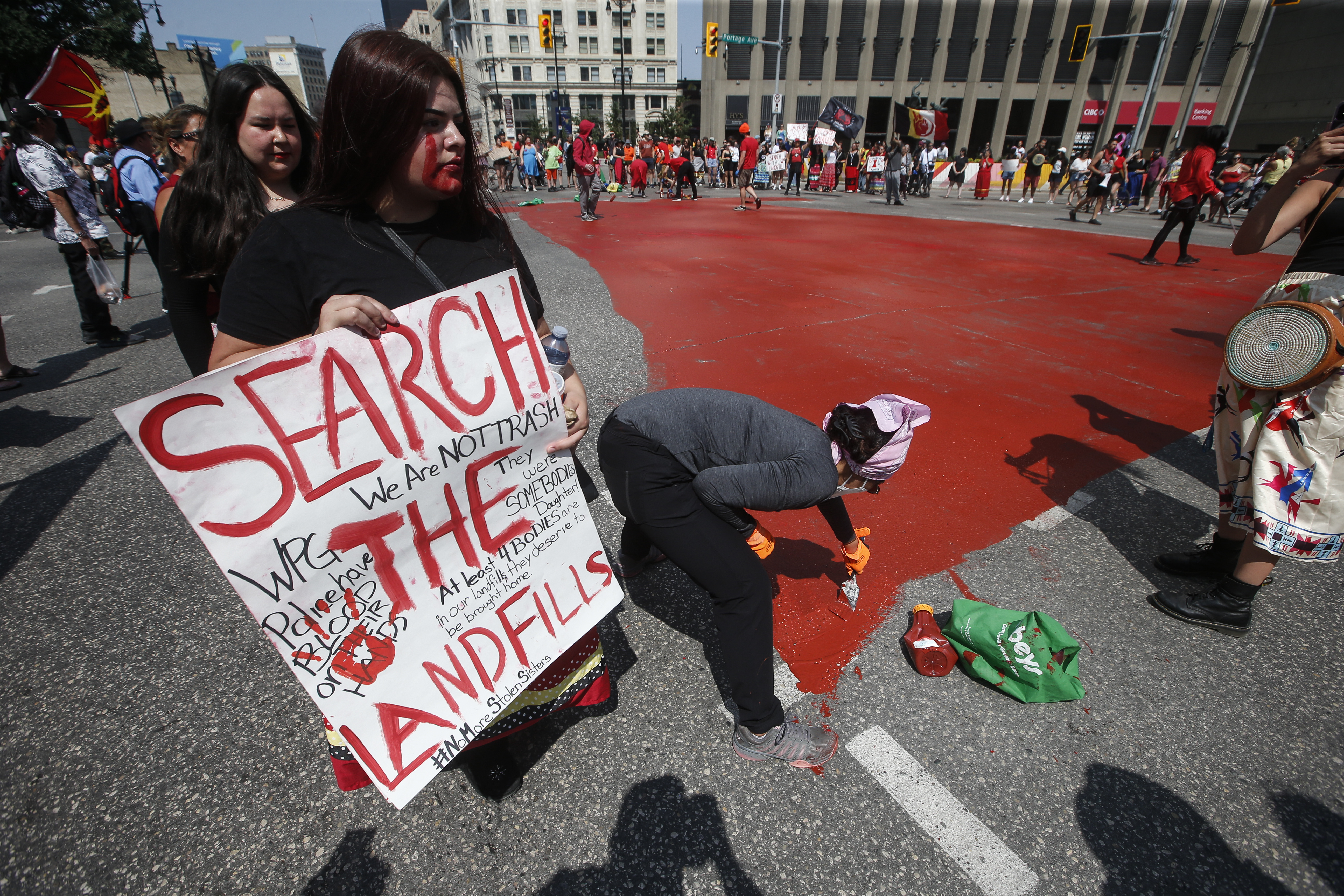 Rallies across Canada demand search of Winnipeg landfill for slain Indigenous women image