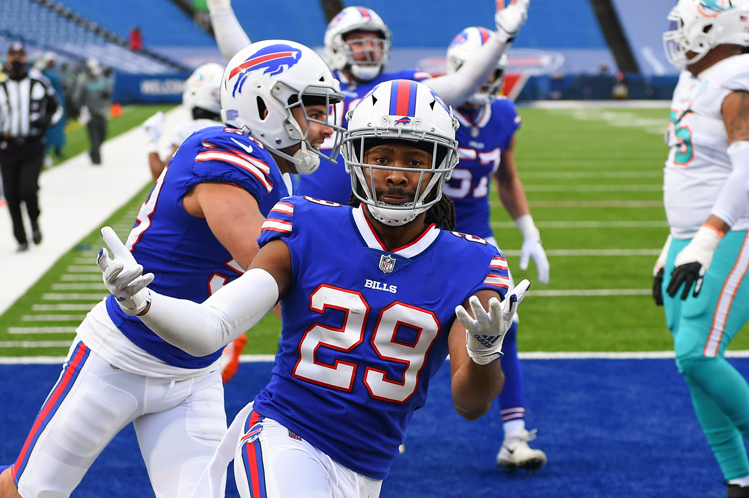 Bills eliminate Dolphins with 56-26 rout