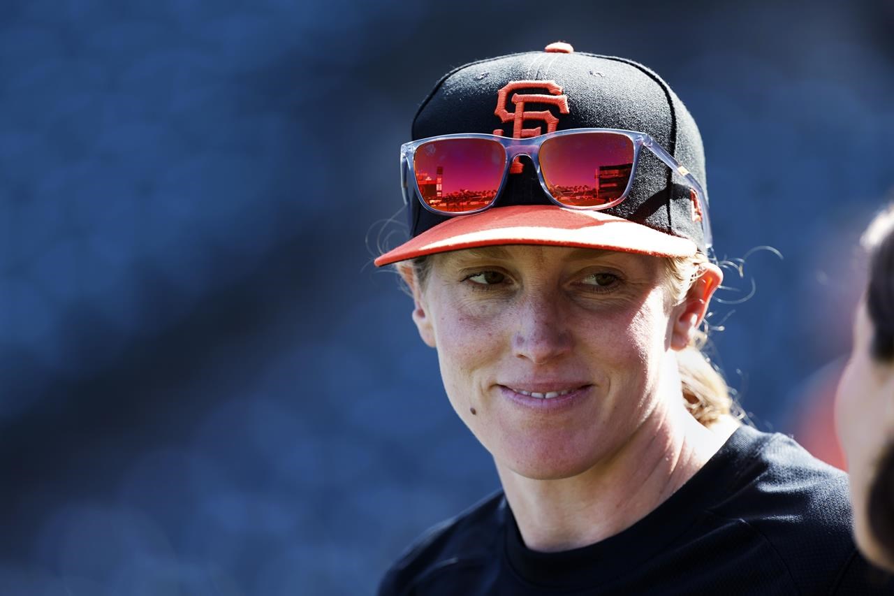 Former Sacramento State softball star Alyssa Nakken becomes first full-time  female coach in MLB history