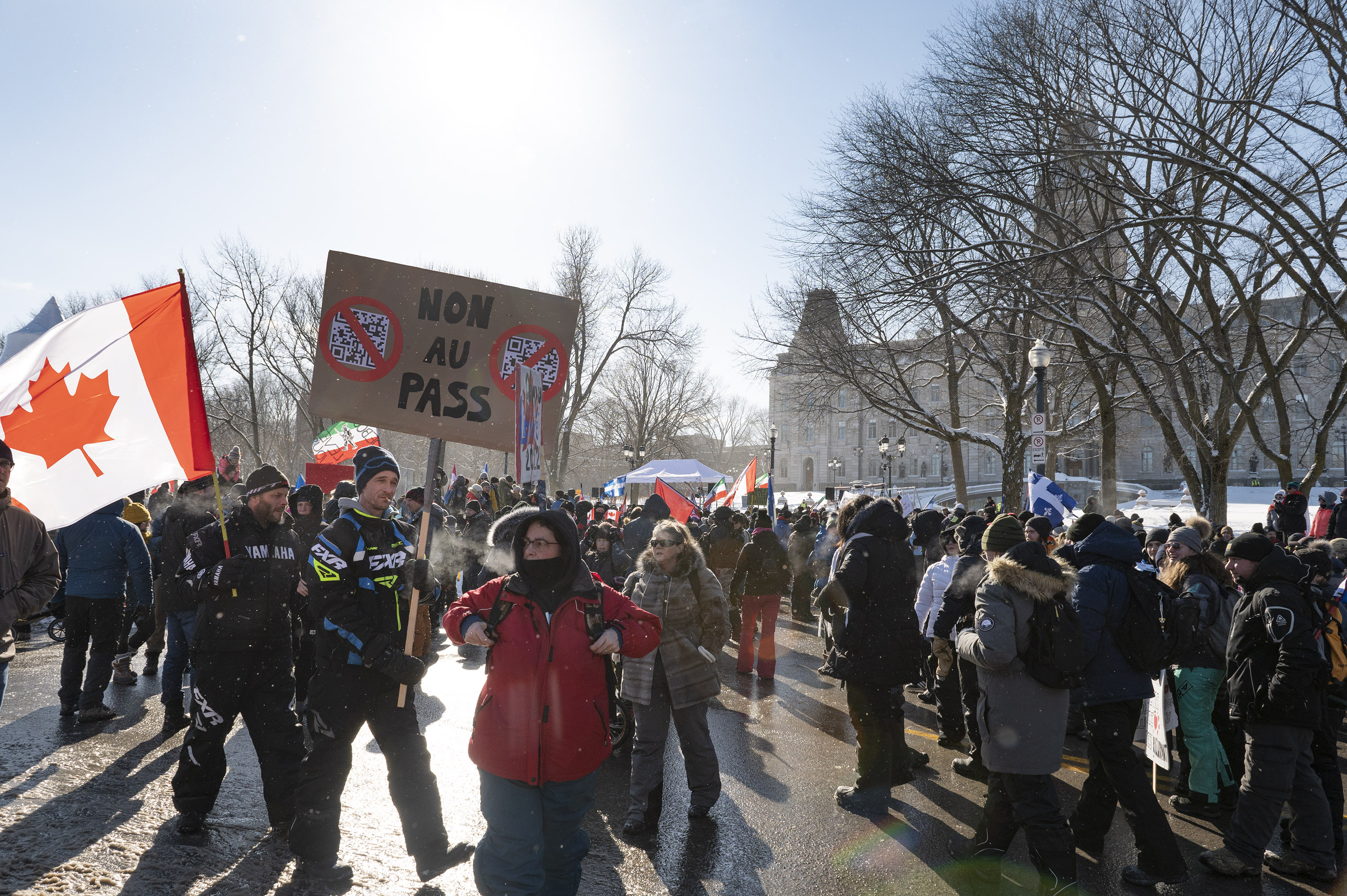 In photos: Ottawa, other cities brace for escalating protests Saturday ...