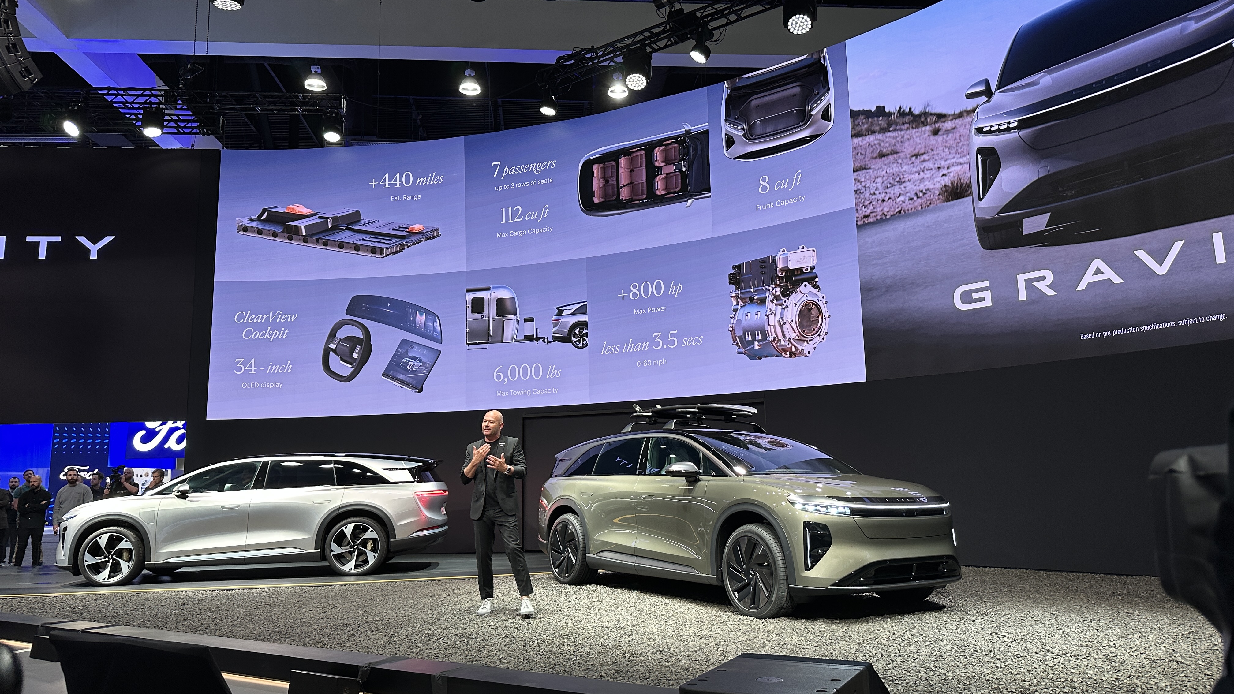 Lucid Gravity electric SUV unveiled with 440-mile range