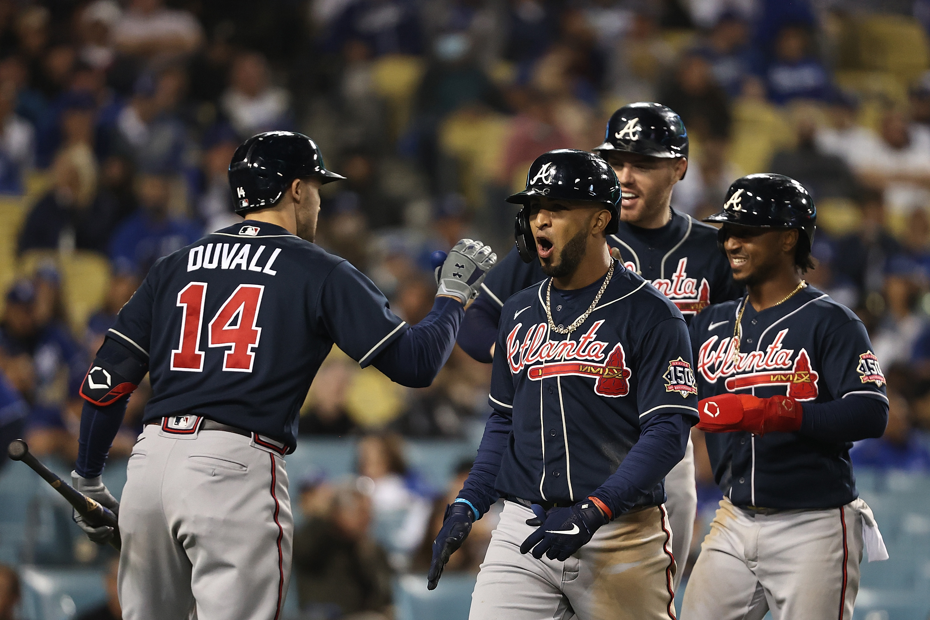 Braves: Eddie Rosario breaks a record while hitting for the cycle