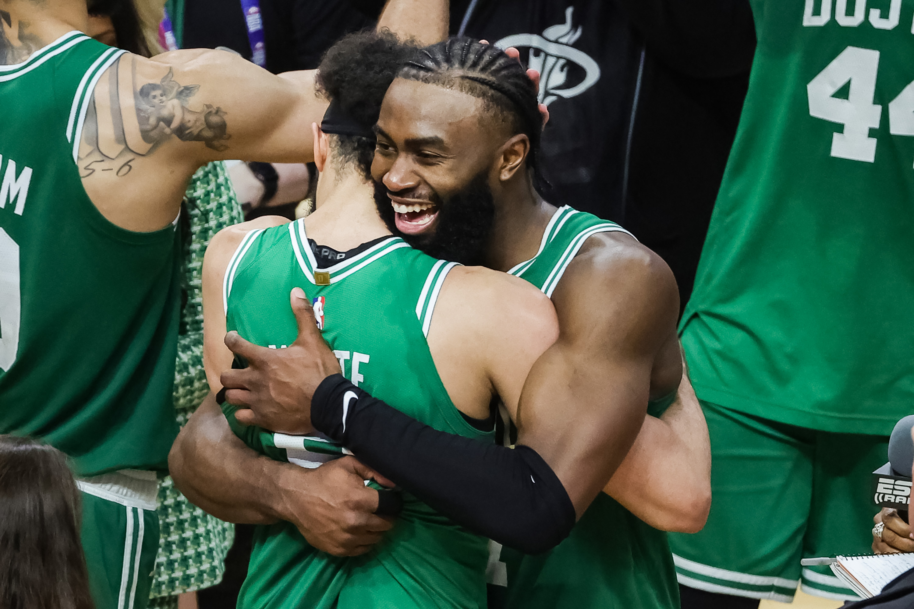 Celtics shake up their starting lineup for elimination game against 76ers