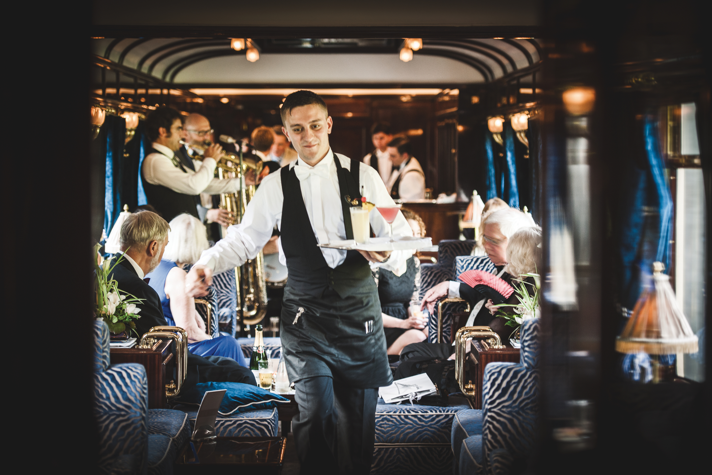 Welcome aboard the Venice-Simplon-Orient Express in Italy