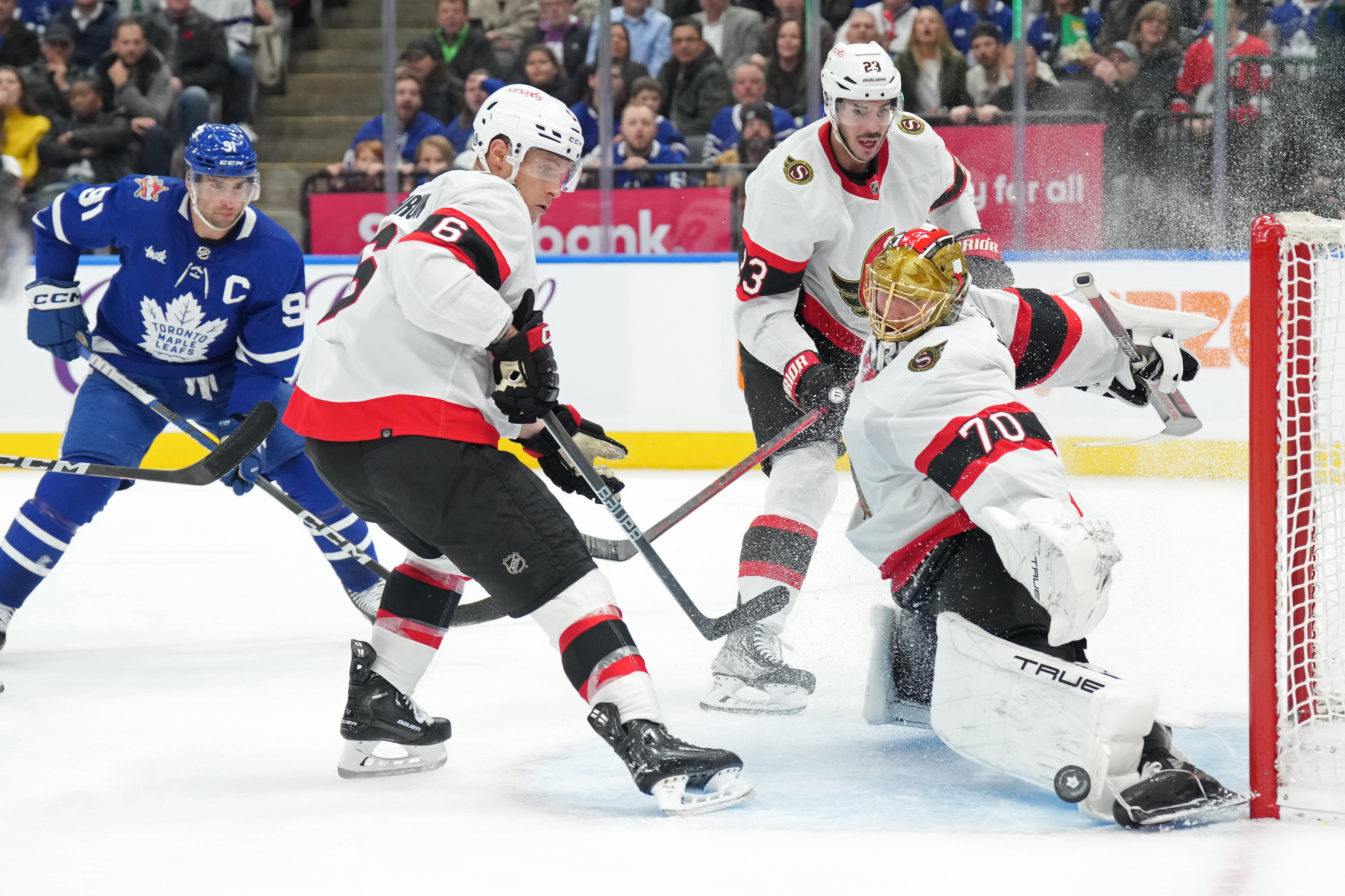 NHL Scores: Senators blow Leafs away with huge comeback