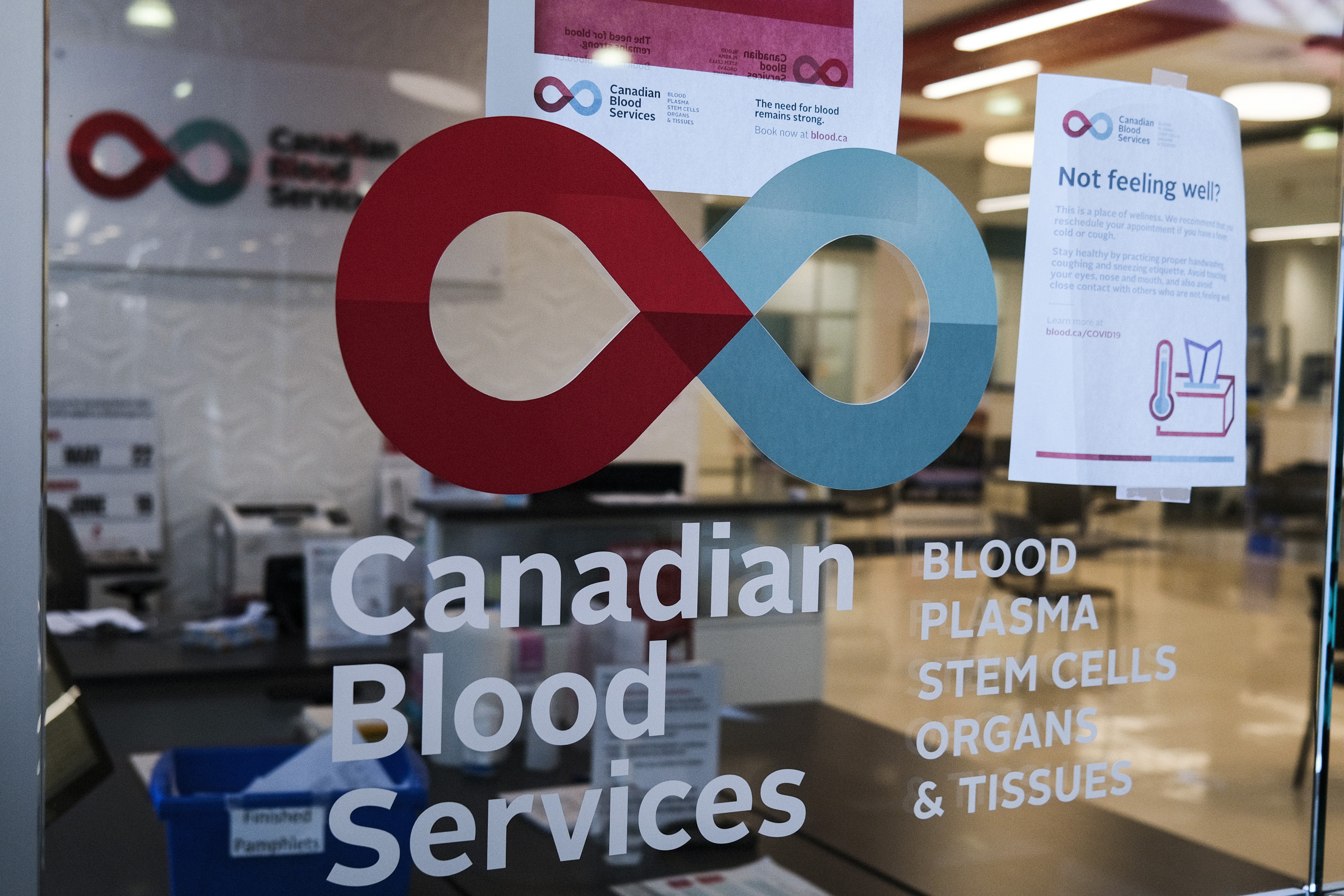 can gay men donate blood canada