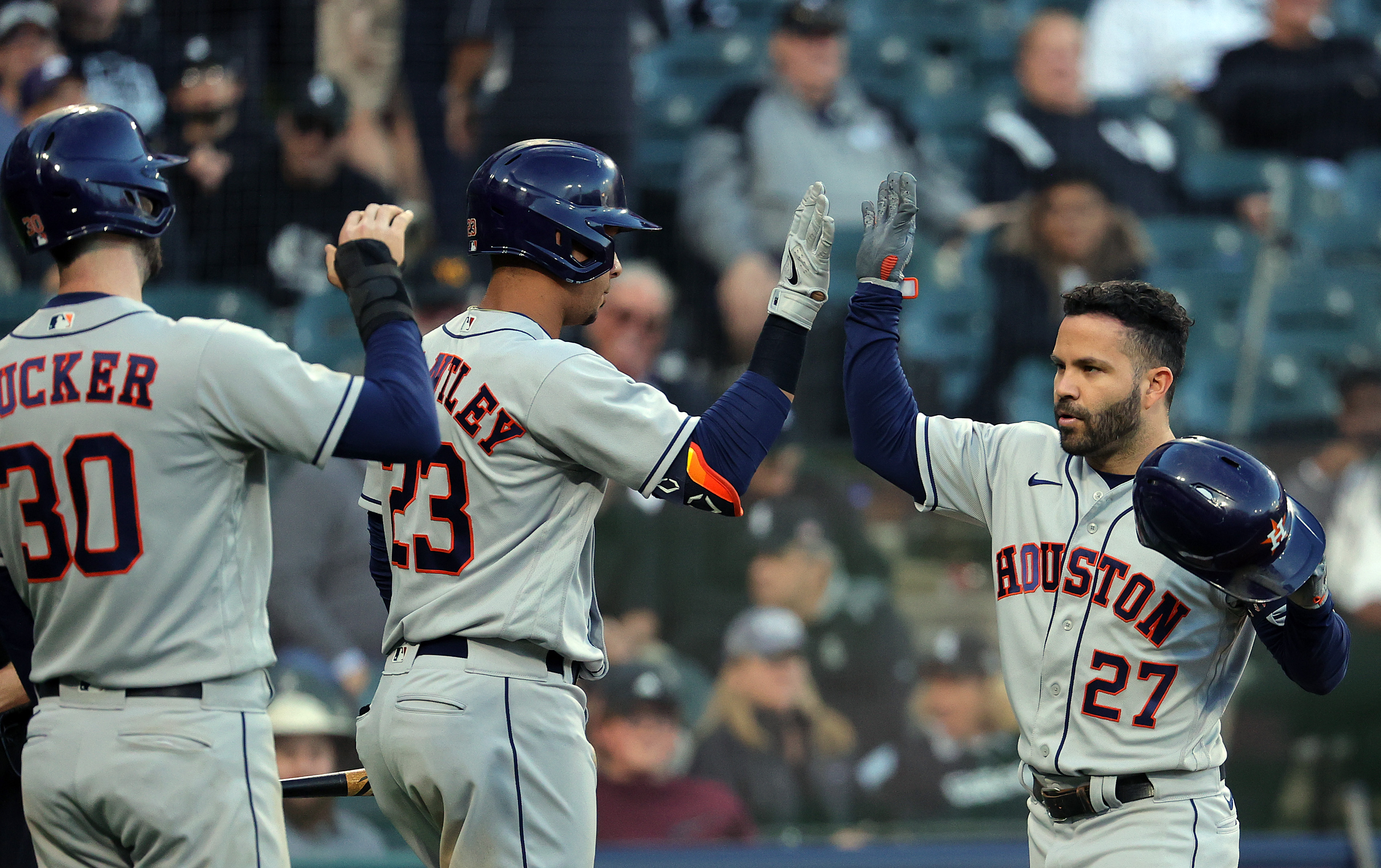 Jose Altuve, Astros going back to ALCS after topping White Sox - Los  Angeles Times