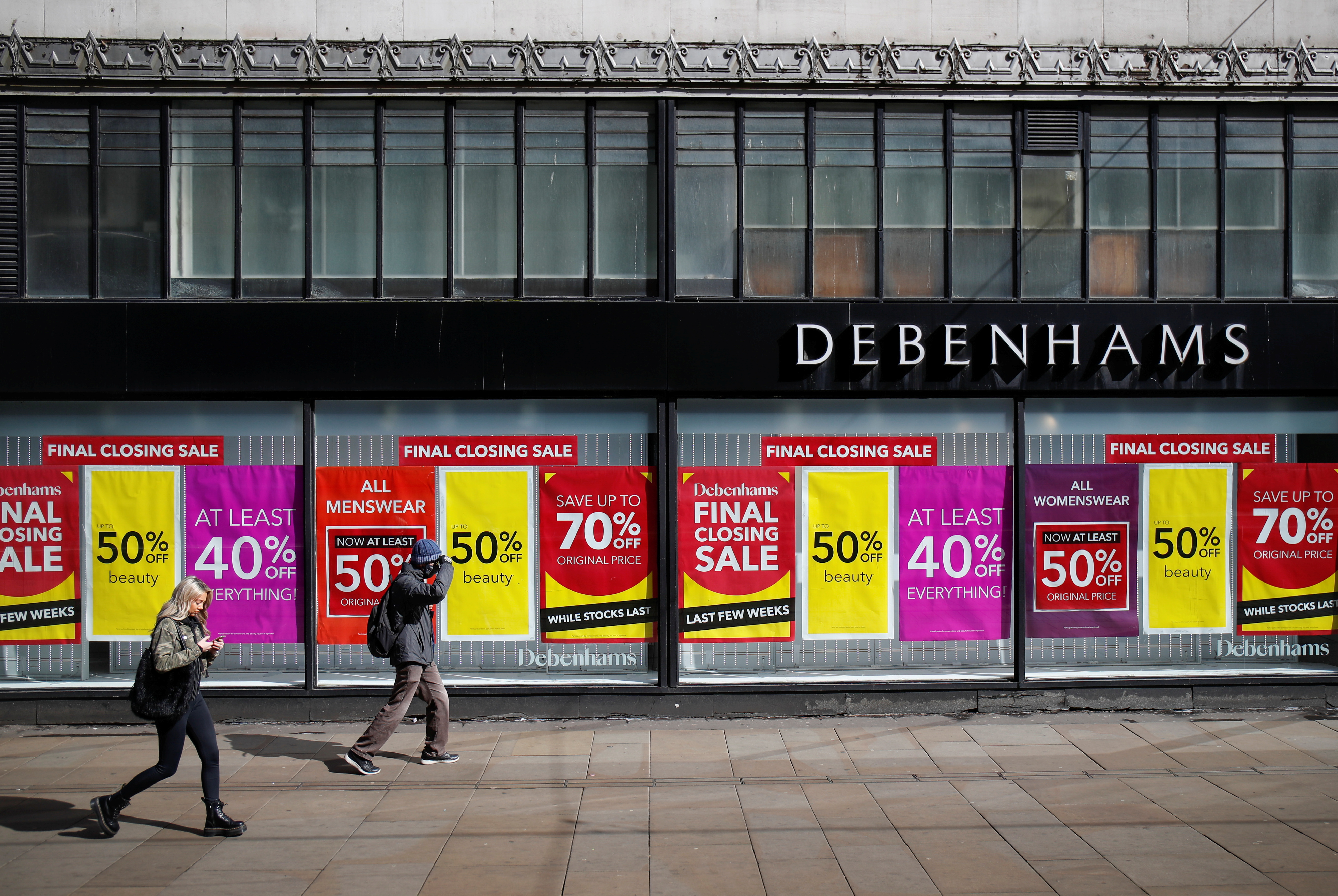 Debenhams closing last store on May 15 as British retailer says