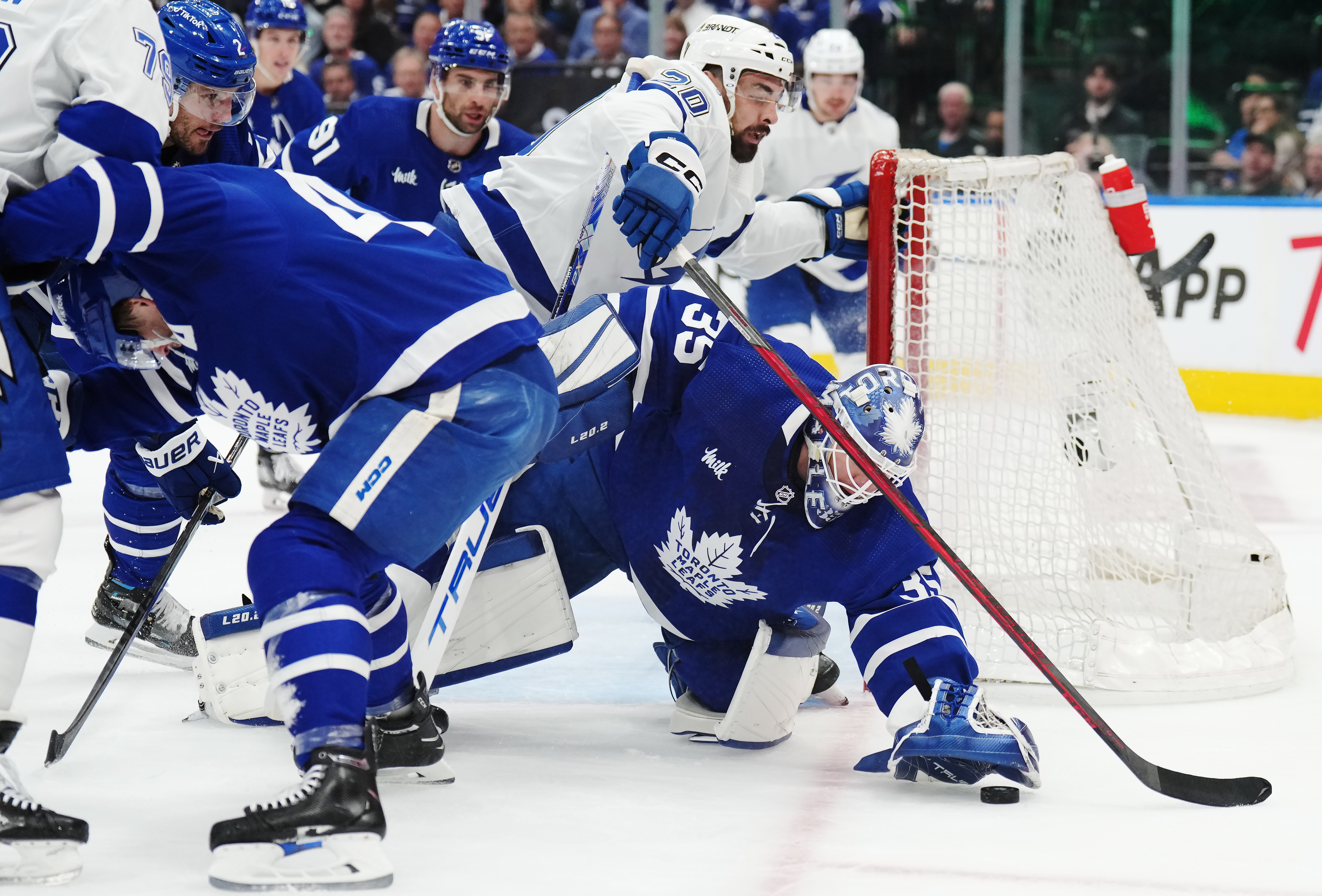 Maple Leafs fall short as Lightning win tightly contested Game 7 behind  Paul's 2-goal night