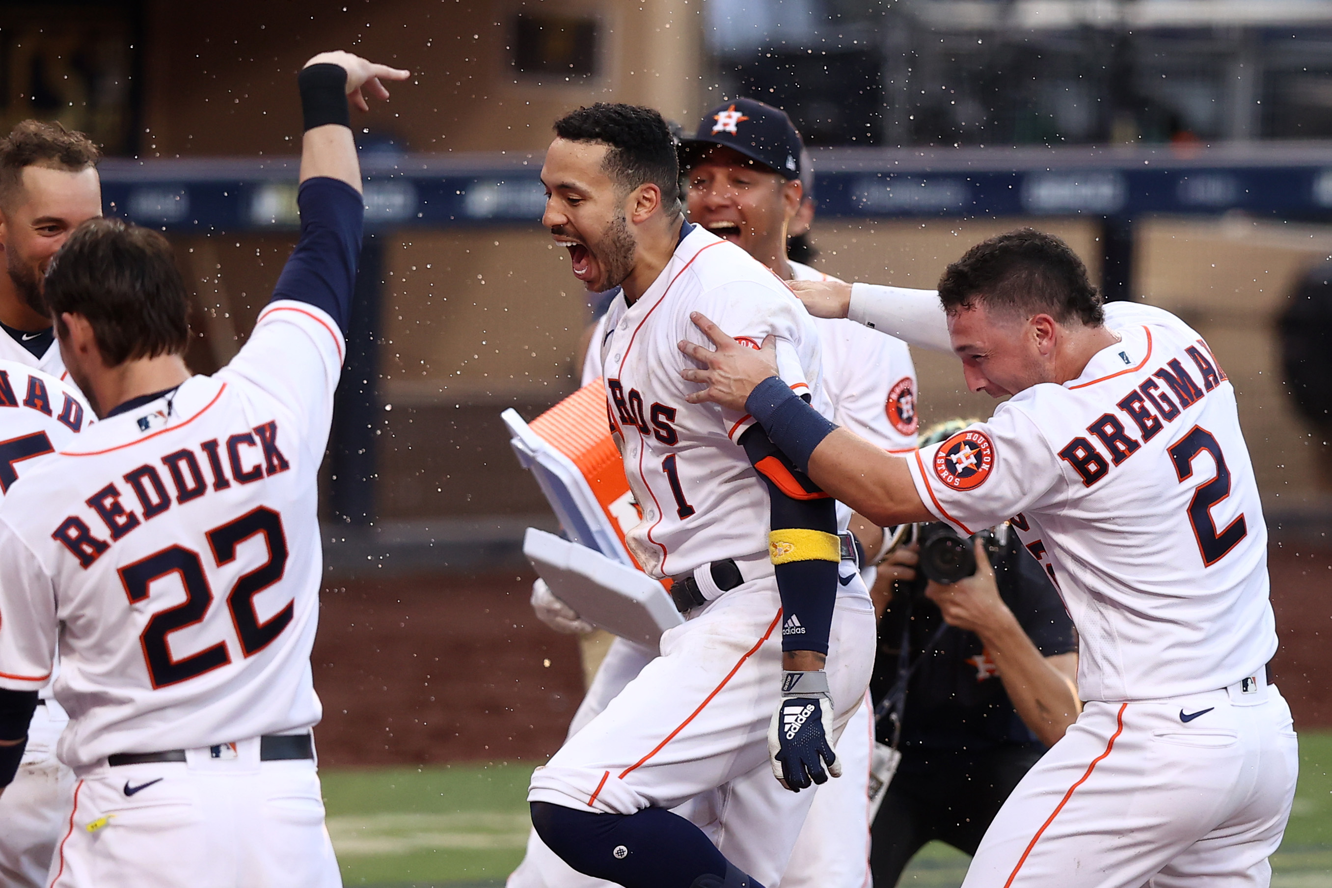 Carlos Correa's Walk-Off Home Run Helps the Astros Even Up the