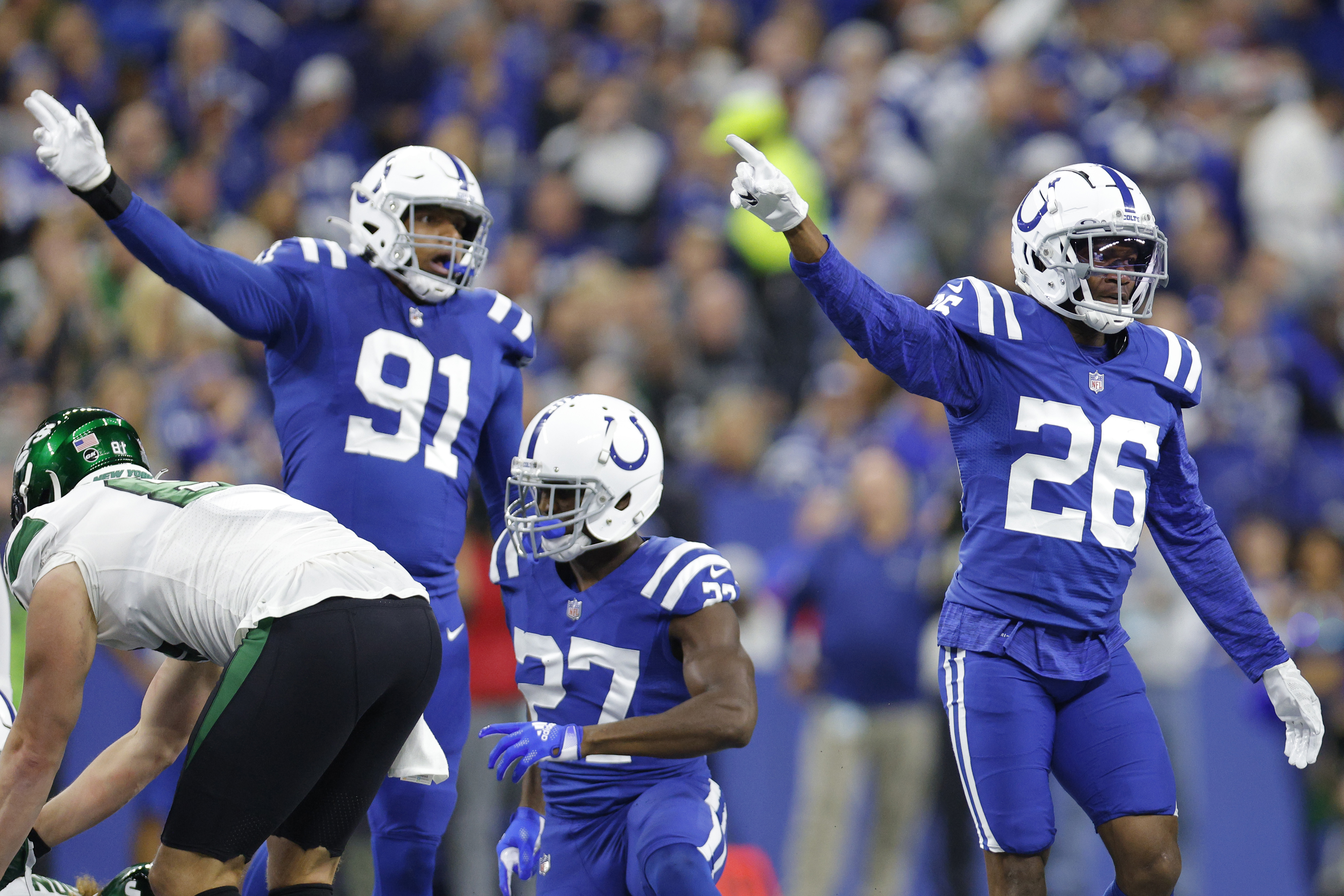 Jonathan Taylor, ground game help Colts find easy path past Jets – The  Denver Post