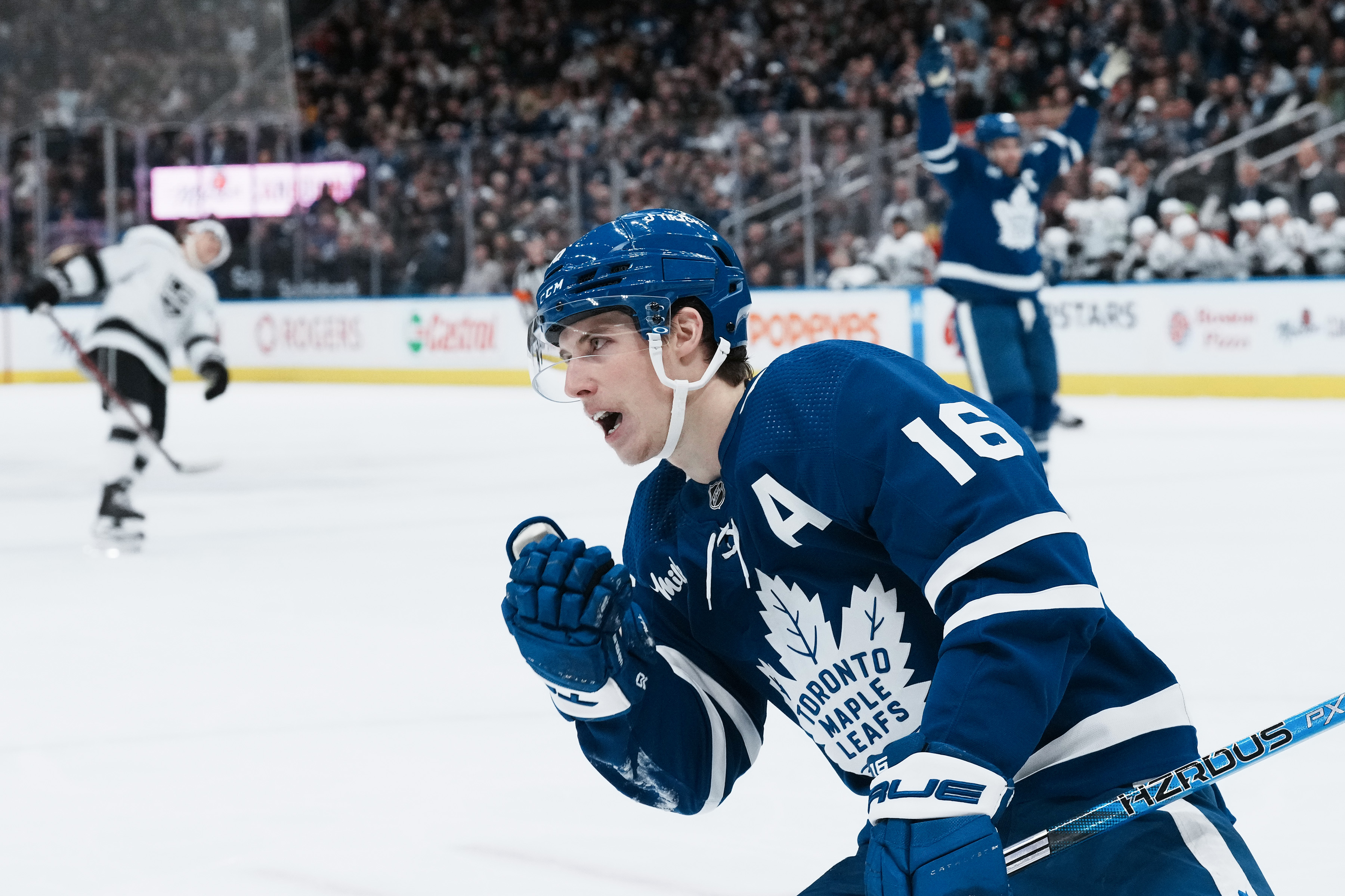 Toronto Maple Leafs] First goal feeling. Pierre Engvall with the