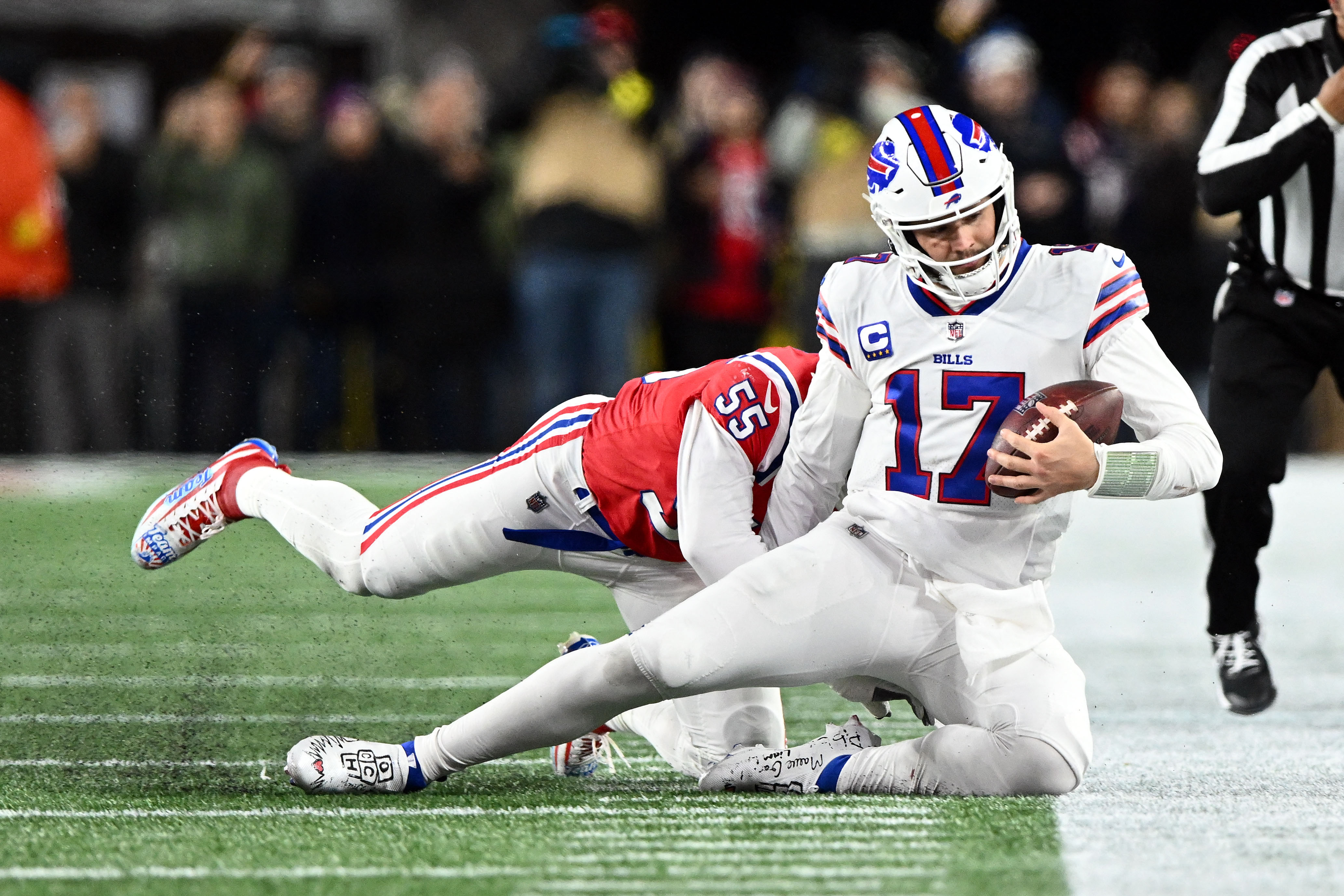 Buffalo Bills 24-10 New England Patriots: Josh Allen throws two touchdowns  to lead Bills to comfortable victory, NFL News