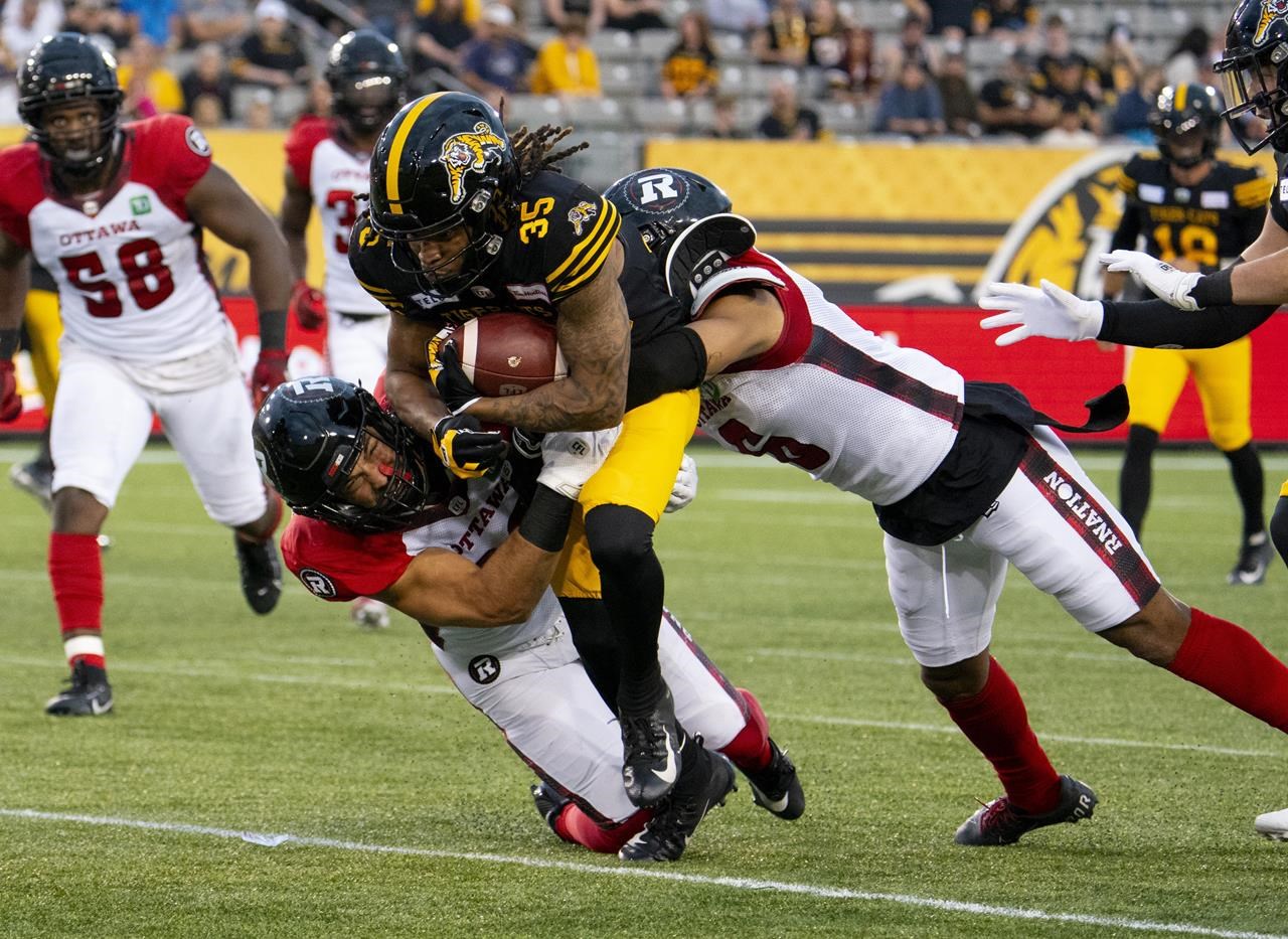 Hamilton Tiger-Cats rally past Ottawa Redblacks for first win of