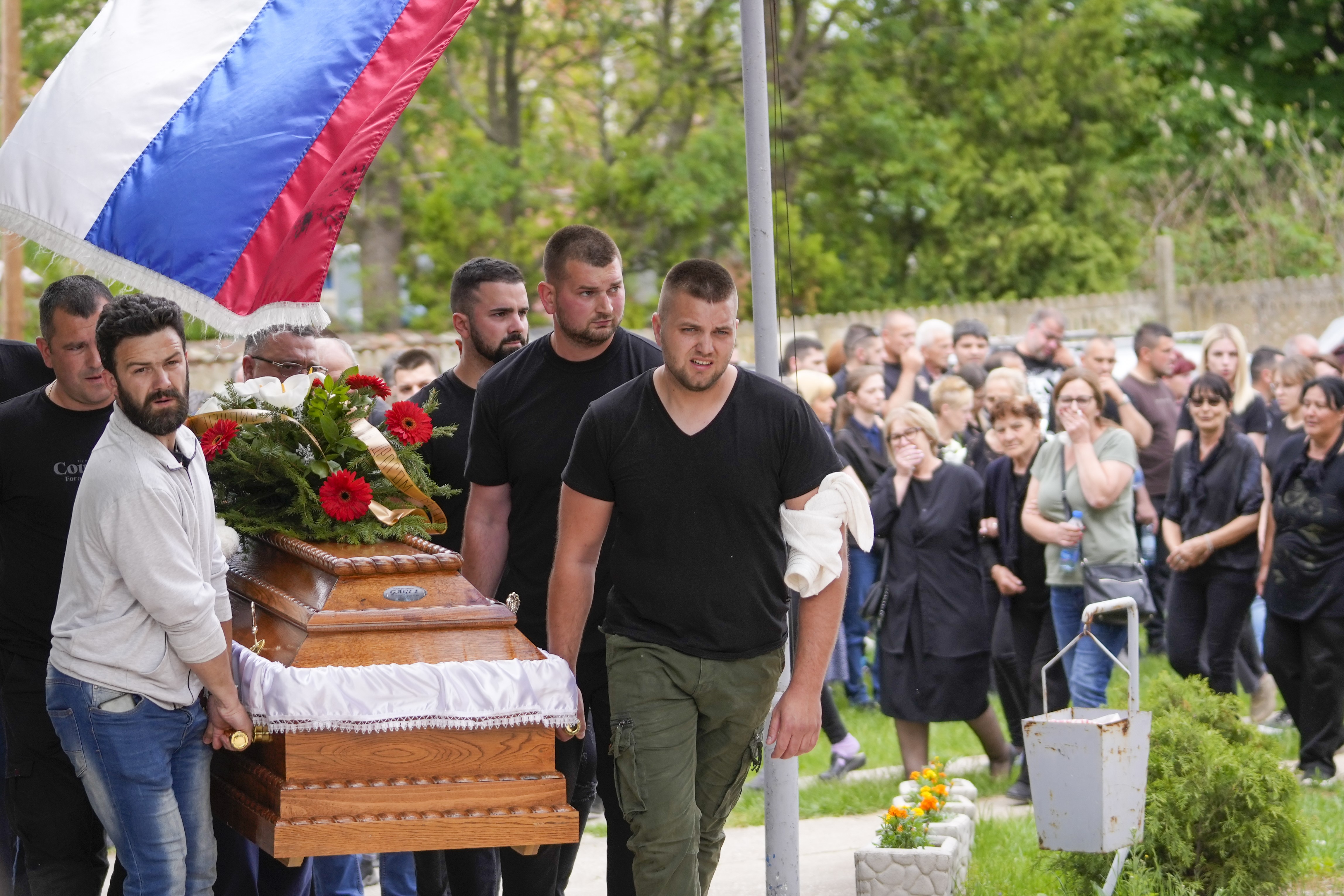 Burials set in Serbia for some of victims of mass shootings