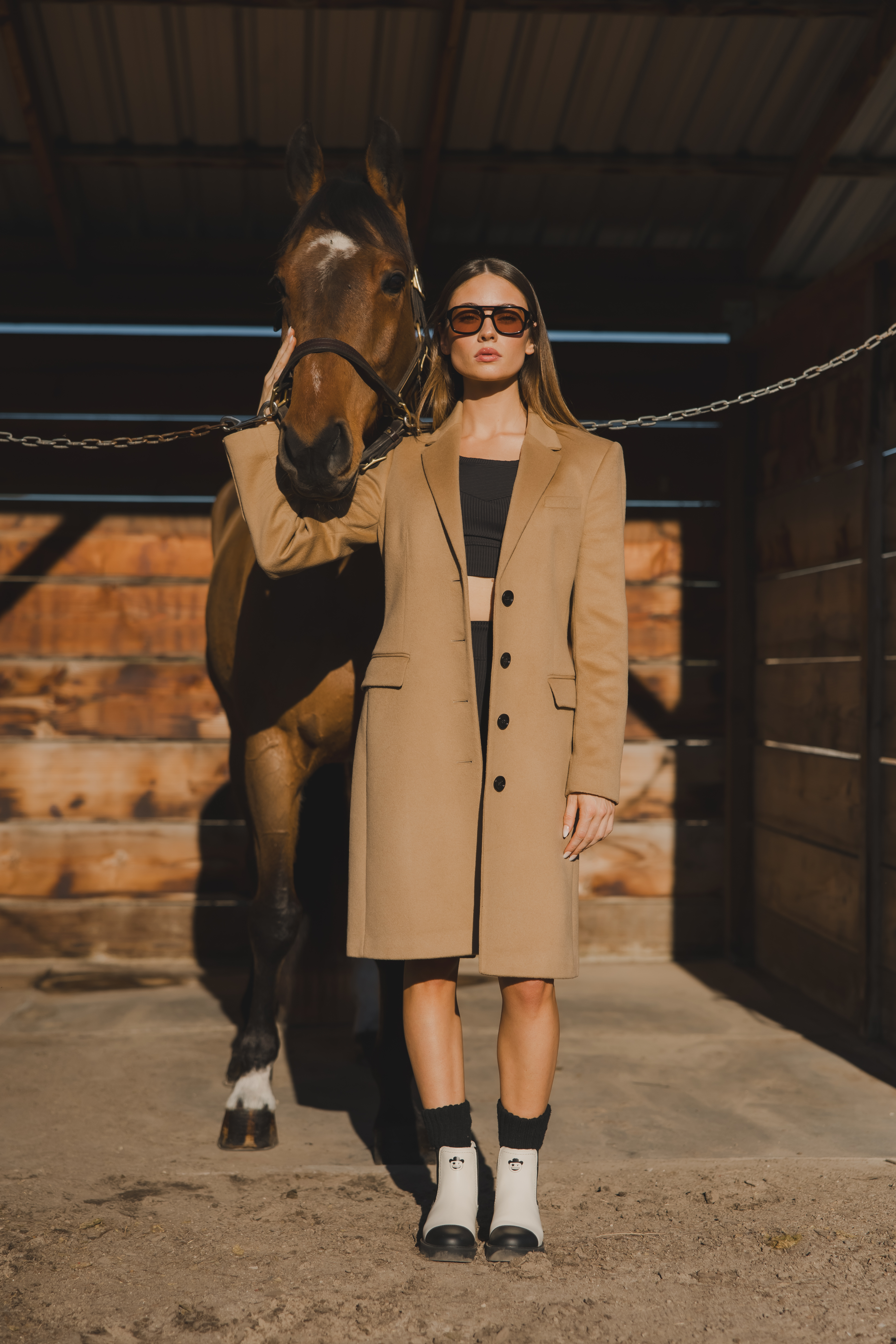 Ariat x Milton Menasco Giddy Up White & Black Lug Sole Chelsea Boots Ariat Milton Menasco Collection main image 3