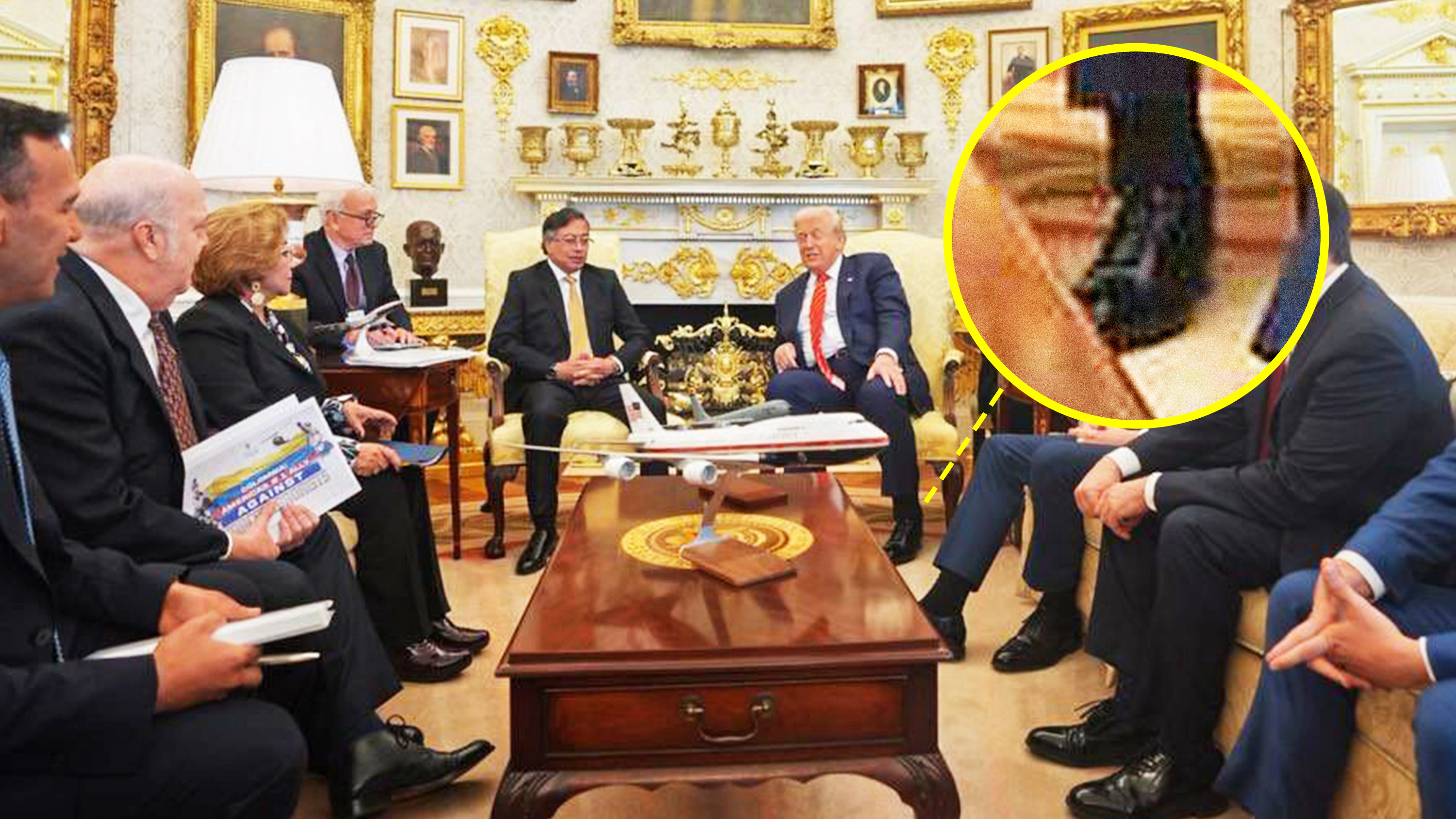 Trump, 79, Lets Cankles Slip in Photo With World Leader