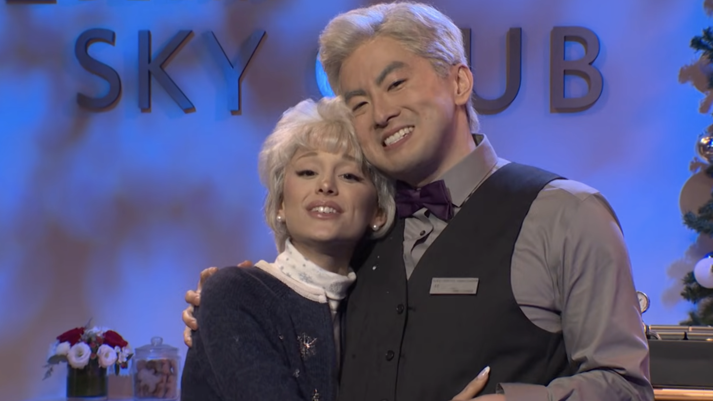 SNL' Star Bowen Yang Gets Tearful Sendoff From Cher and Ariana Grande