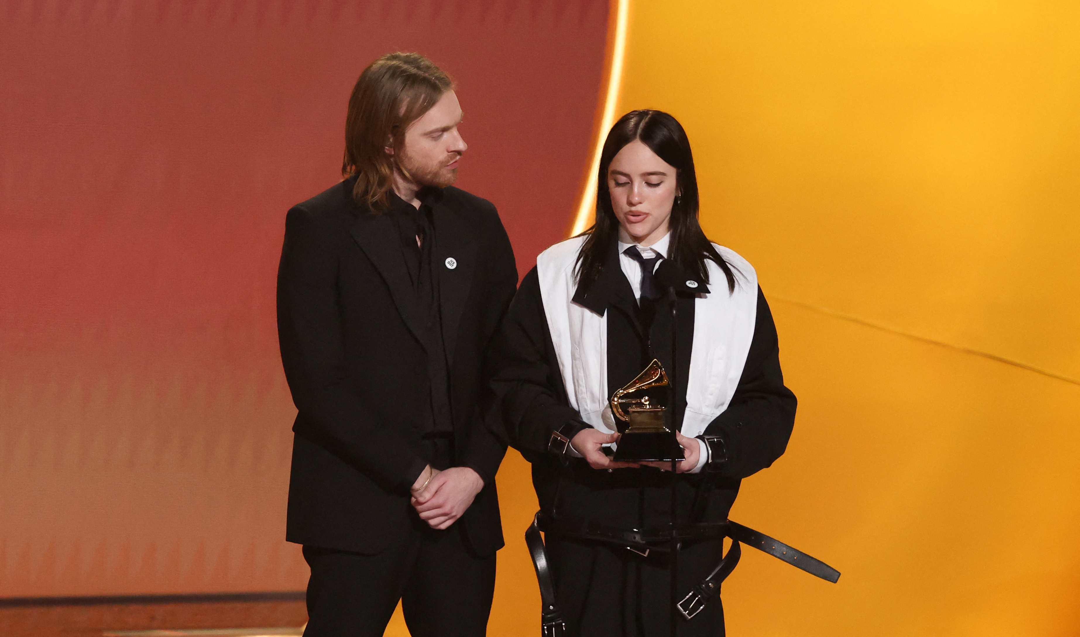 Super Bowl Artist Flames ICE in Grammy Awards Acceptance Speech