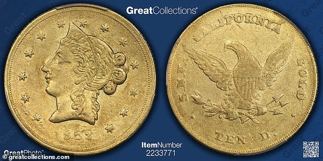Rare $10 Coin From Gold Rush Era Sells for Jaw-Dropping Price at