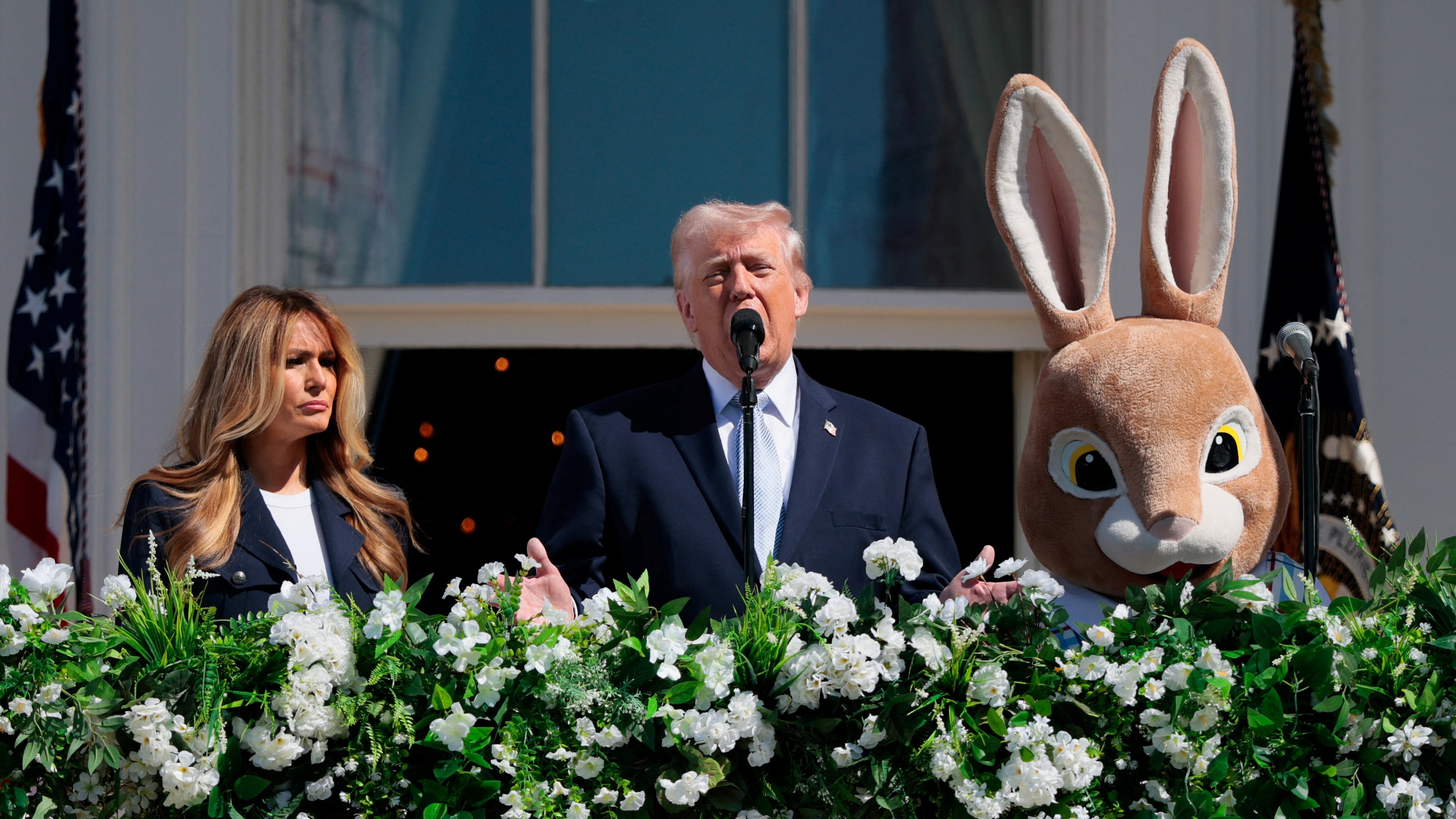 Donald Trump Rolls Out Fake Grass for Razed Rose Garden Lawn