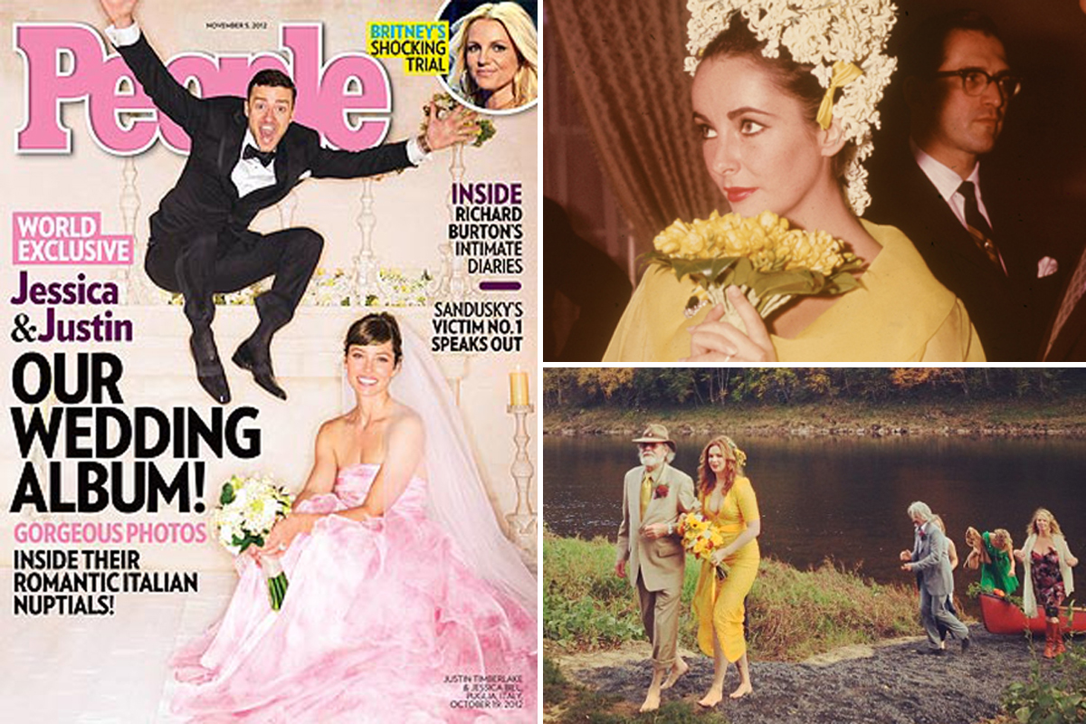 Jessica Biel, Anne Hathaway \u0026 More Non-White Wedding Dresses (Photos), image size:1200x800