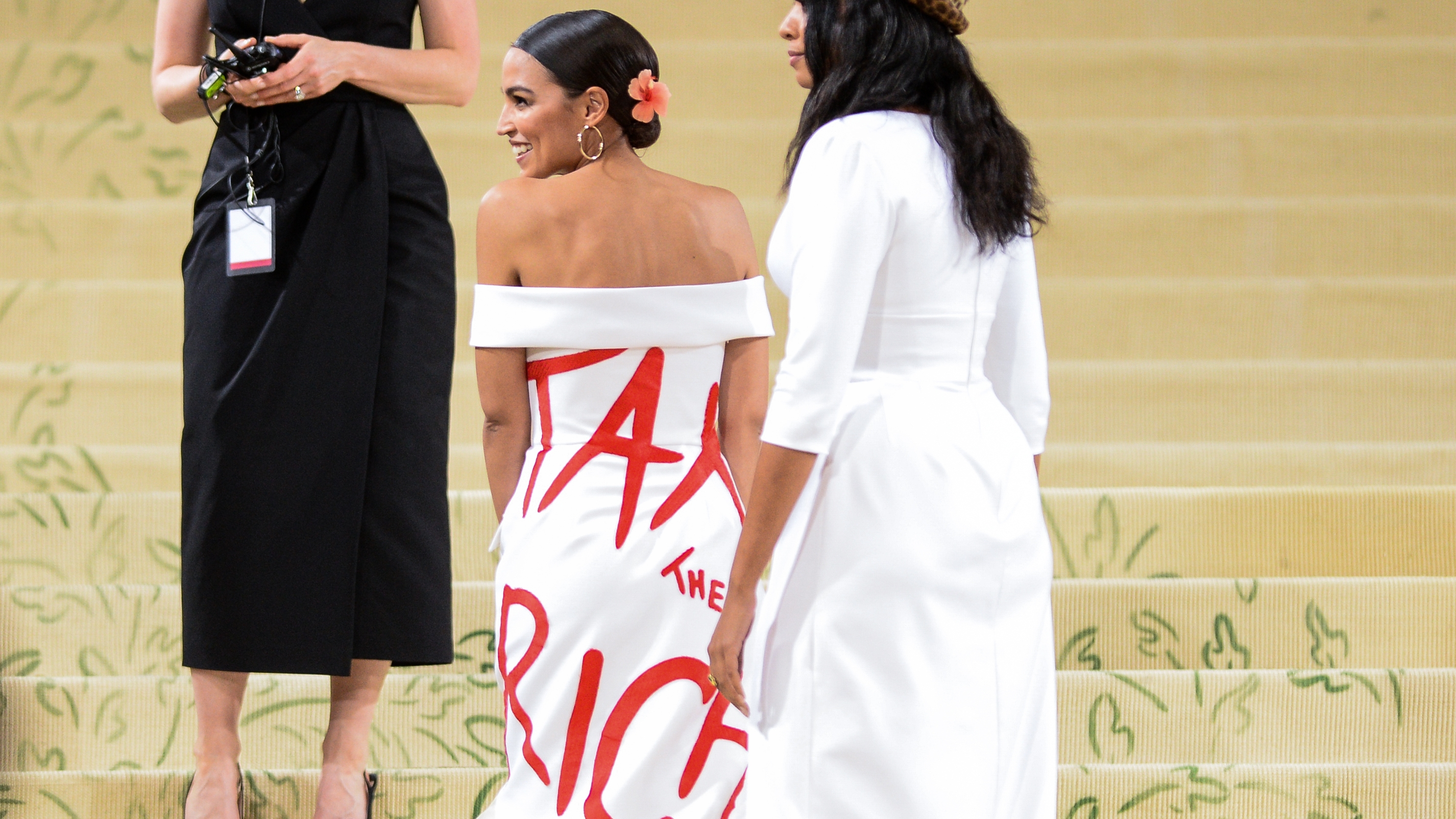 aoc met gala dress ethics AOC must pay $3,000 more for Met Gala dress after House Ethics Committee ruling