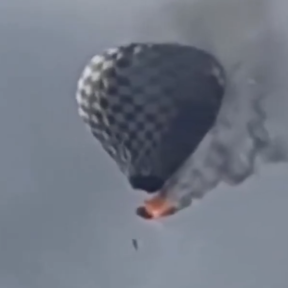 Horror as Man Plunges to His Death After Saving 2 From Burning Hot Air  Balloon