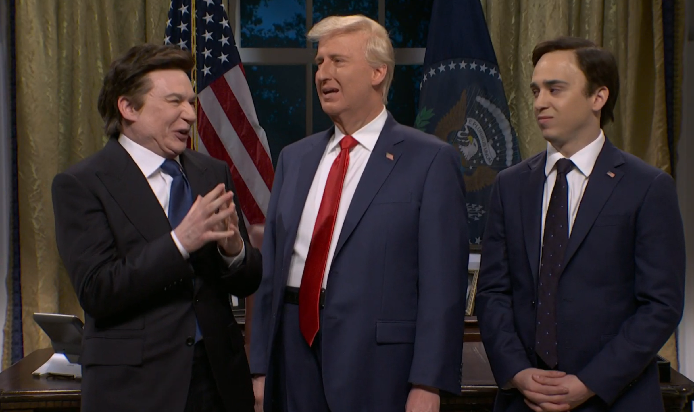 SNL' Trump and Musk Thoroughly Humiliate Marco Rubio
