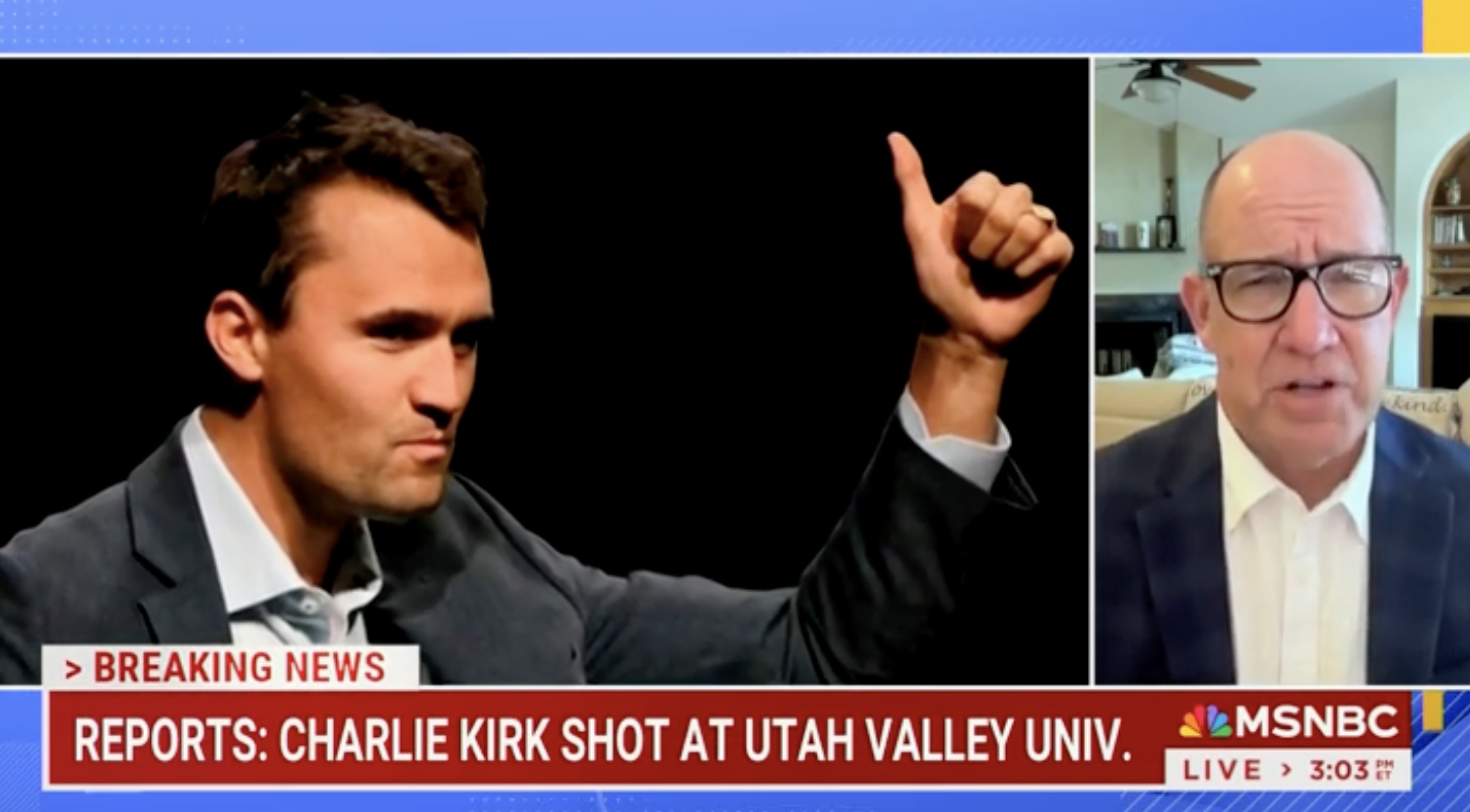 MSNBC Axes Analyst Who Blamed Charlie Kirk's 'Hateful Words'