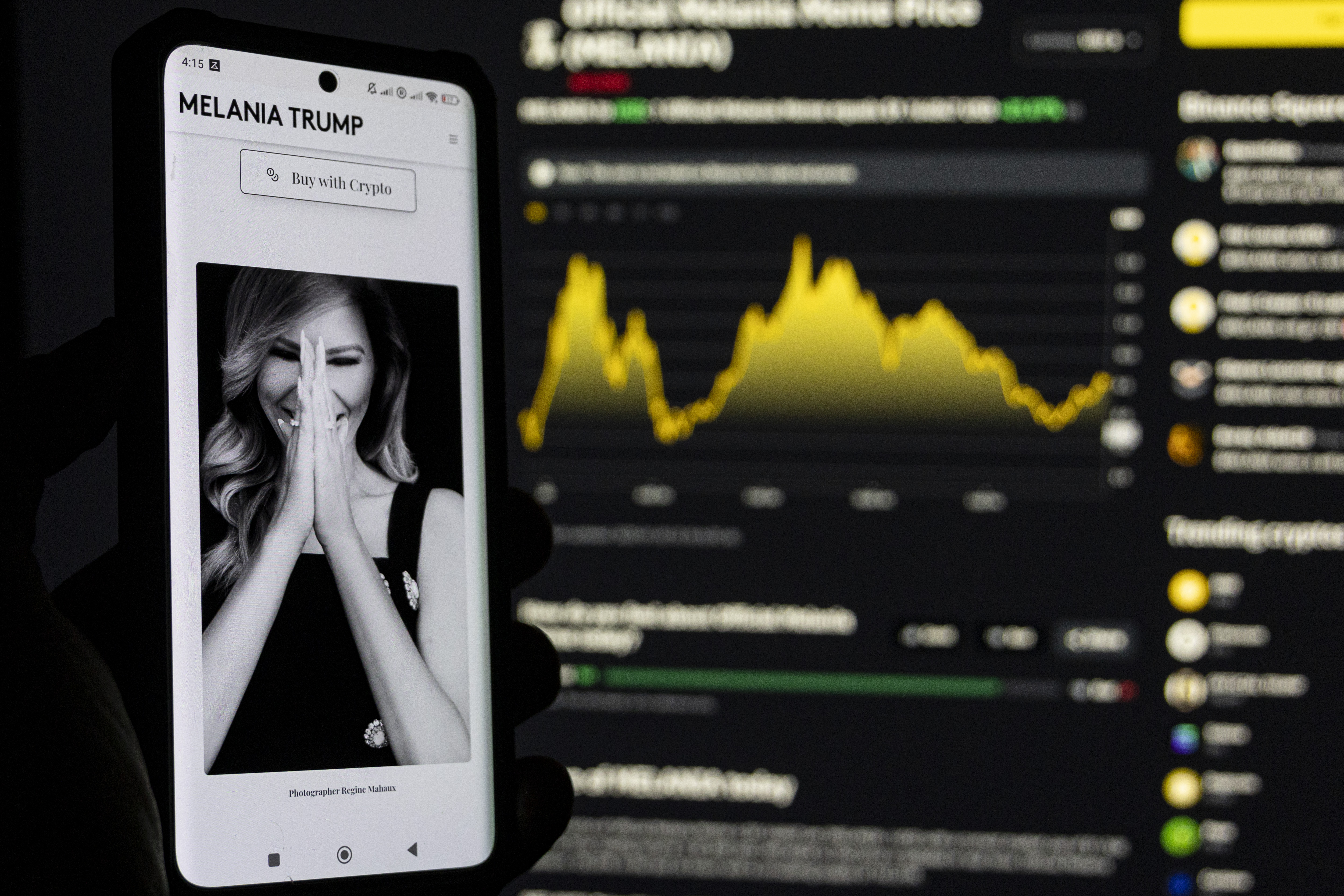 Melania trump crypto currency (61) foto