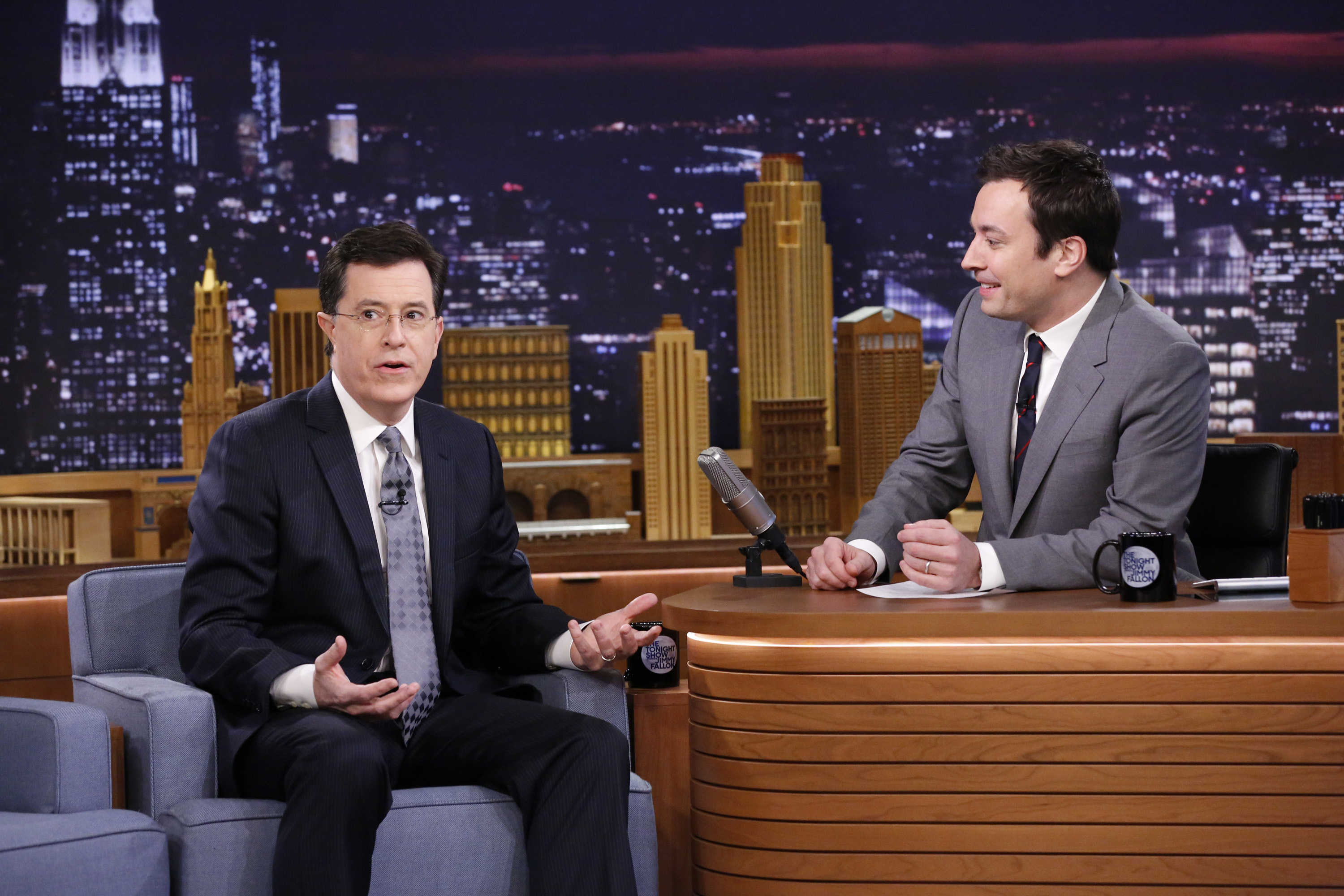 Jimmy Fallon Expected to Crash 'Late Show' to Support Colbert