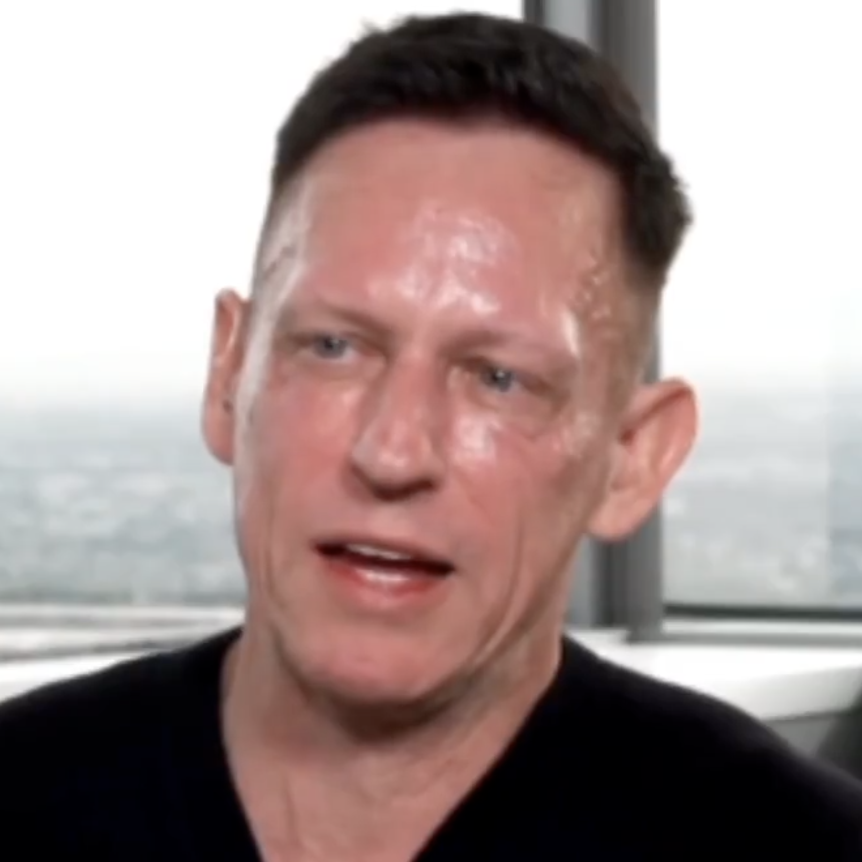 Sweaty Peter Thiel Mocked for Incoherent Answer About CEO Slaying