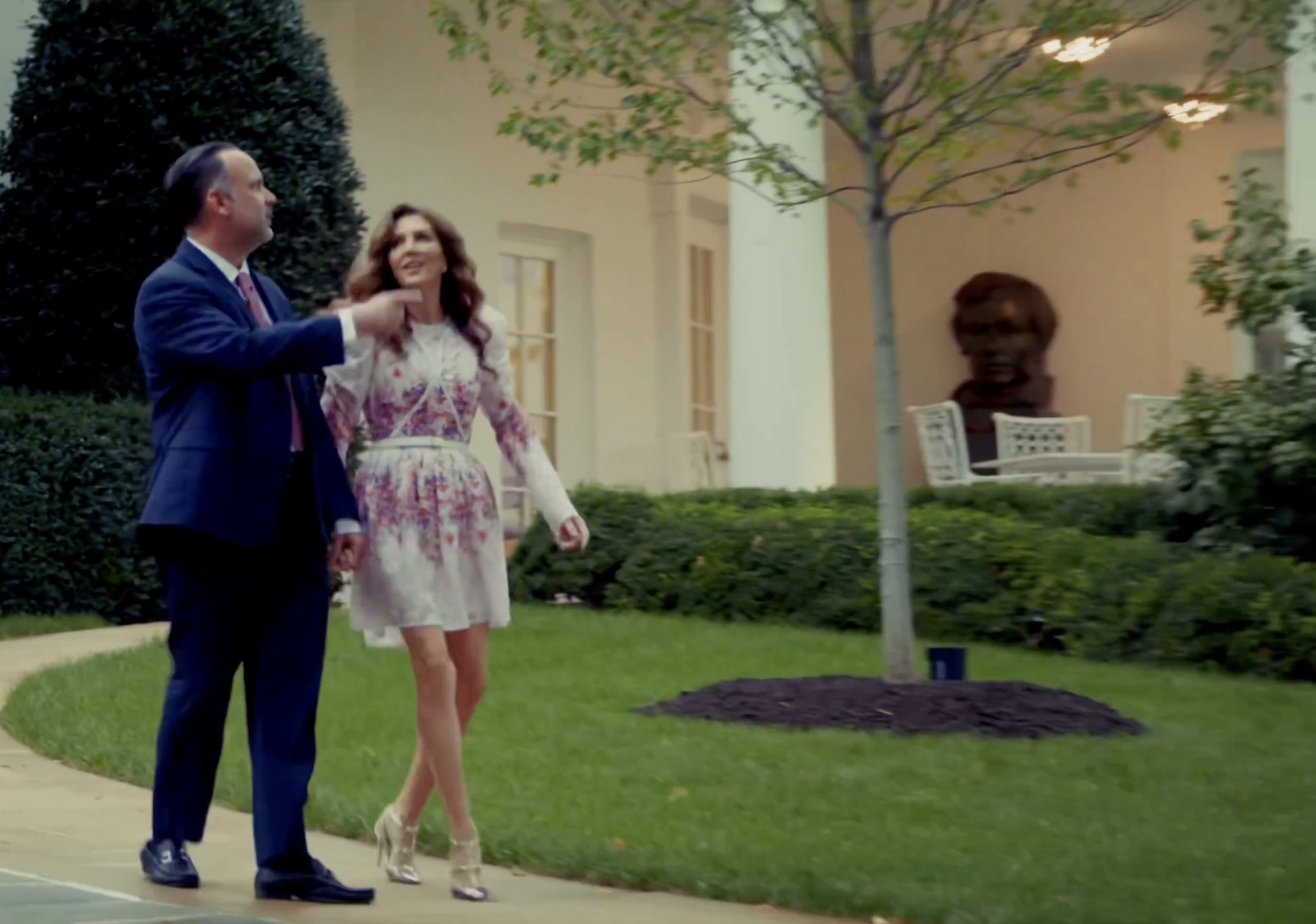 Donald Trump Goons Dan Scavino and Erin Elmore Announce Engagement in Tacky  White House Video, image size:2446x1718