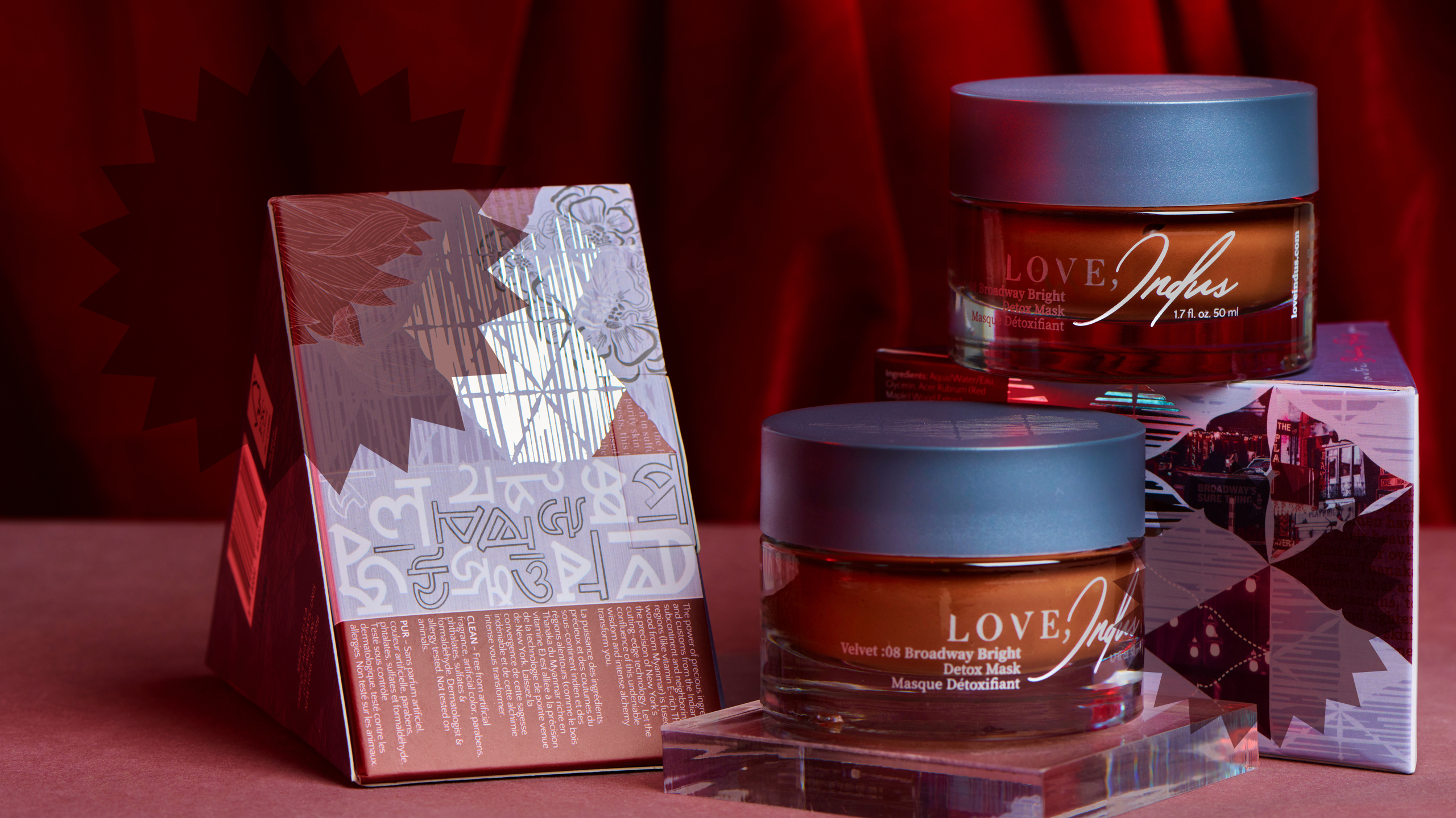 Love Indus Velvet 8 Detox Clay Mask